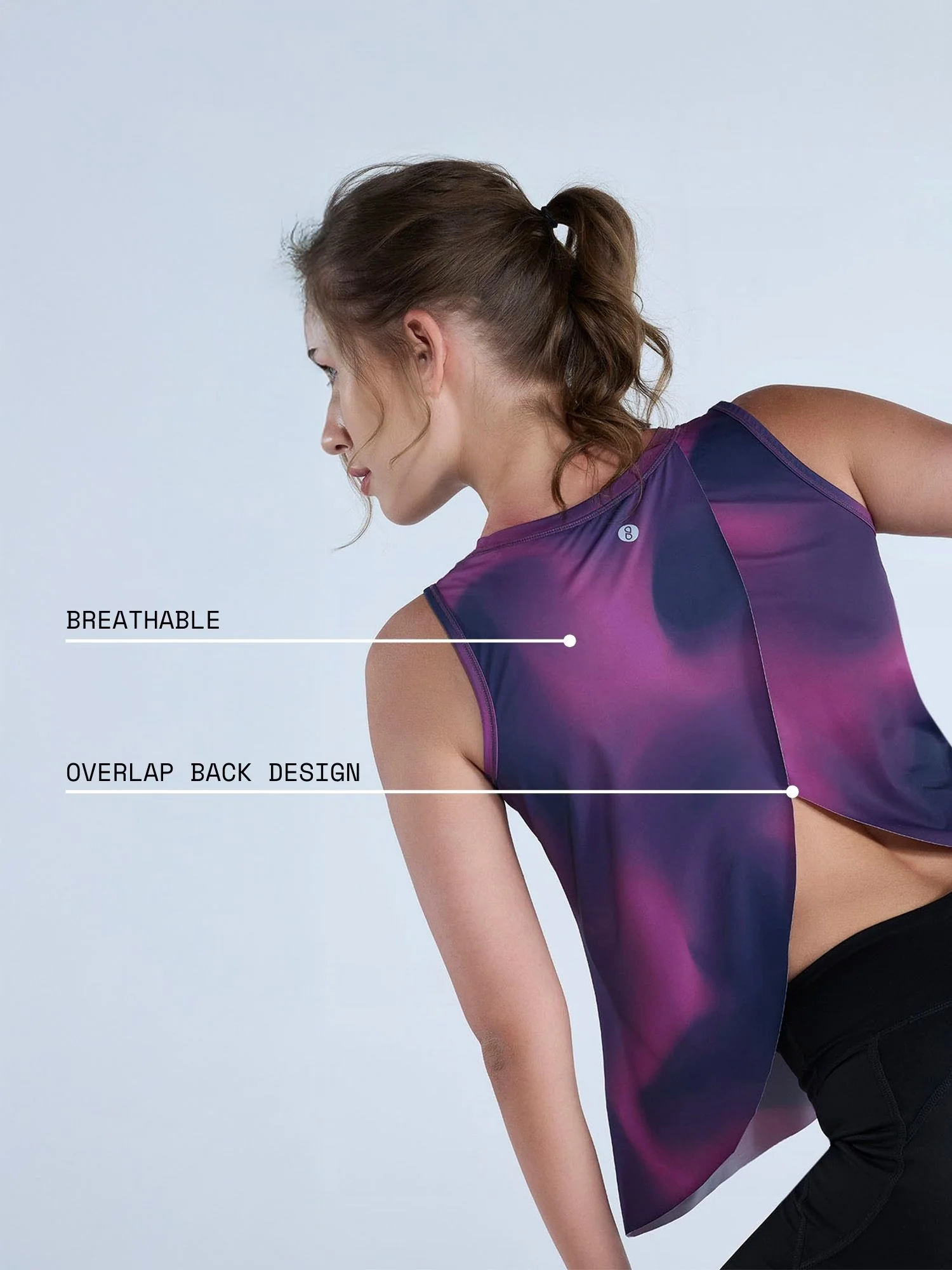 Purple Fluid Overlap Tank - Image 4