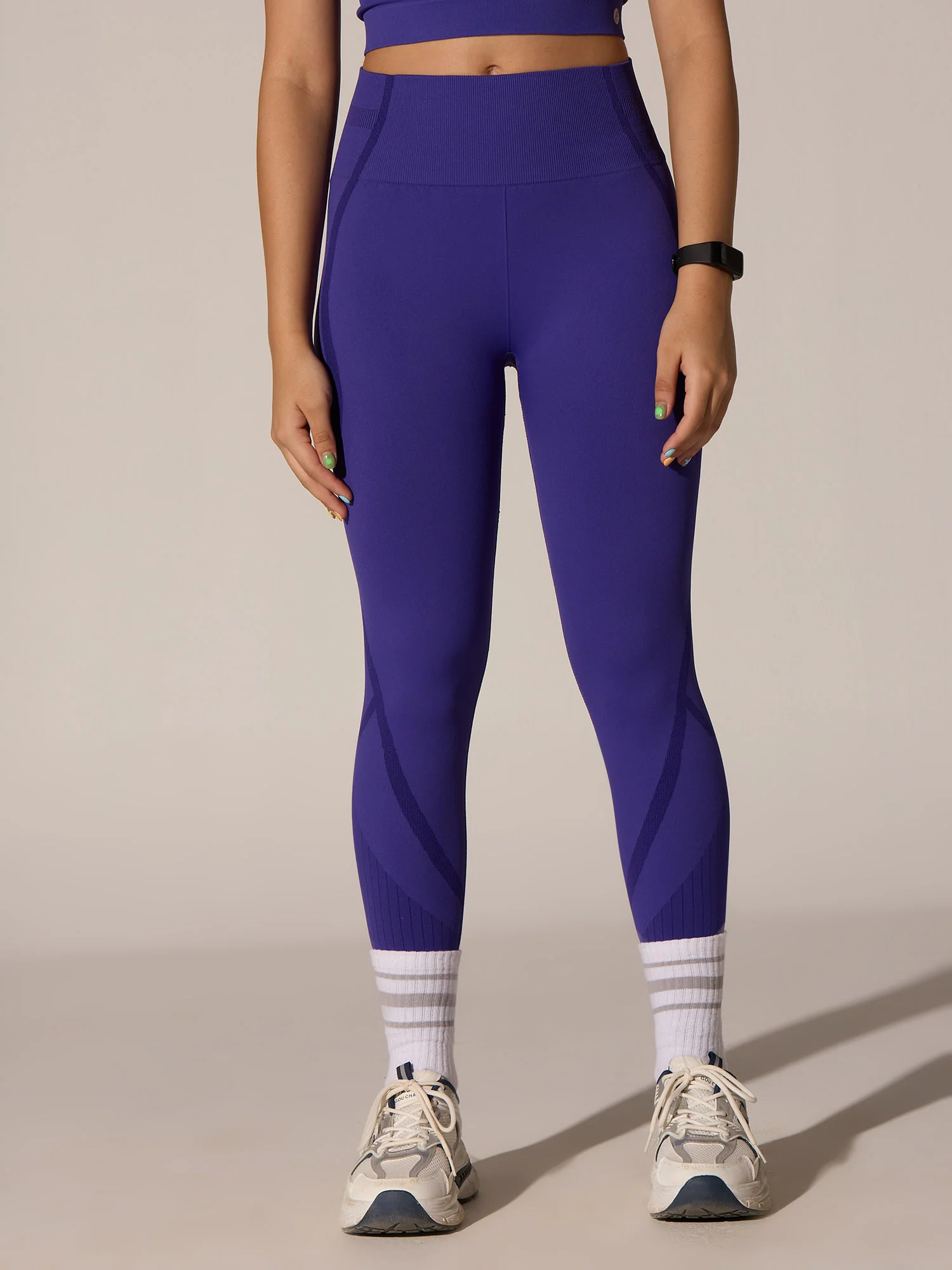 Purple Move Easy Leggings - Image 3