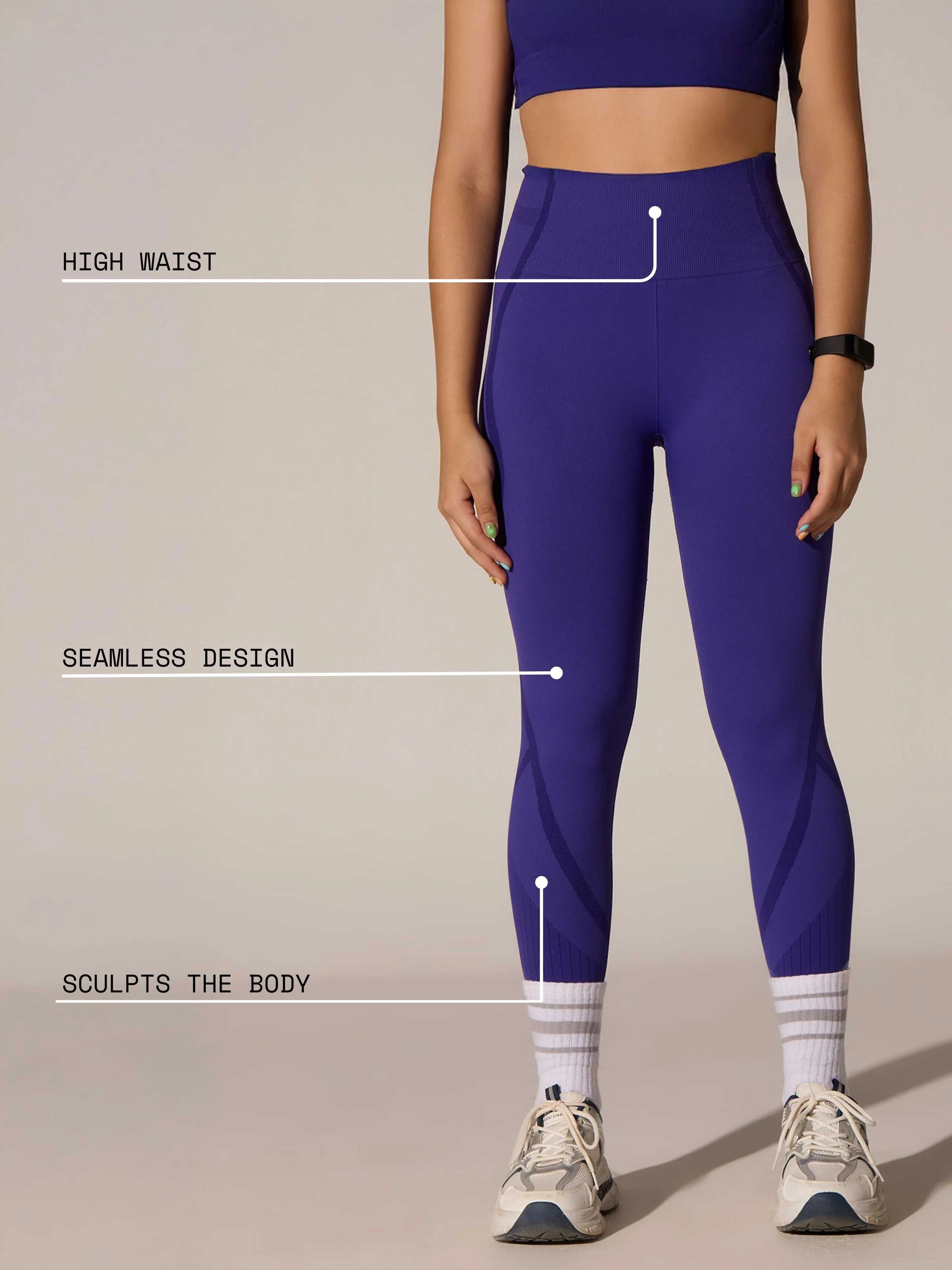 Purple Move Easy Leggings - Image 6