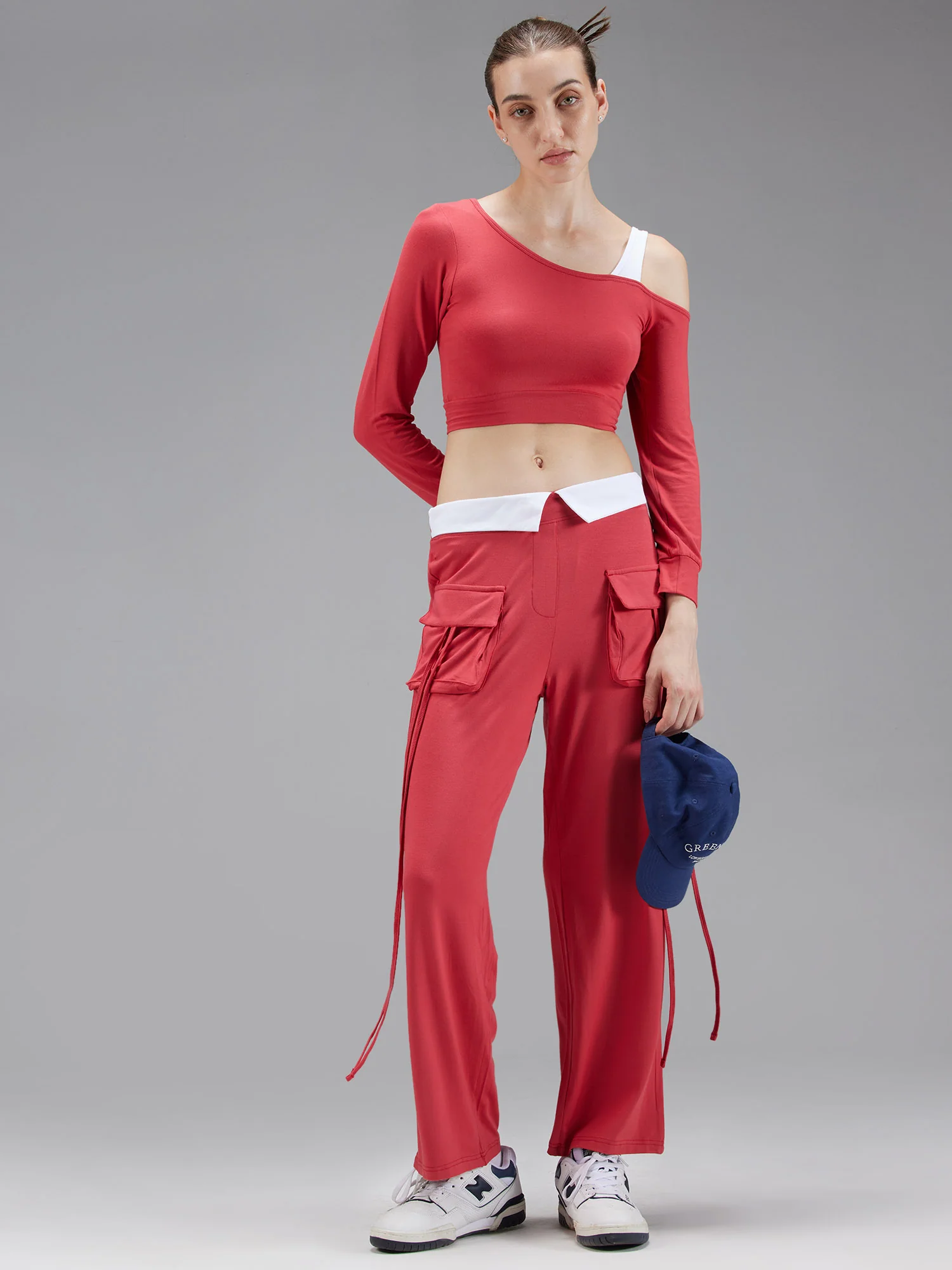 Red Asymmetrical Whirl Set - Image 2