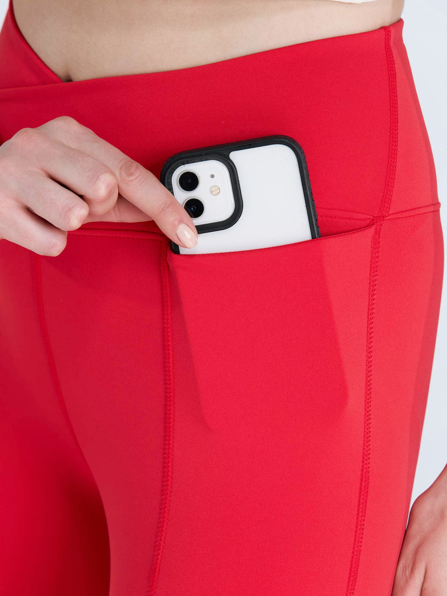 Red Hourglass Snug Leggings - Image 8
