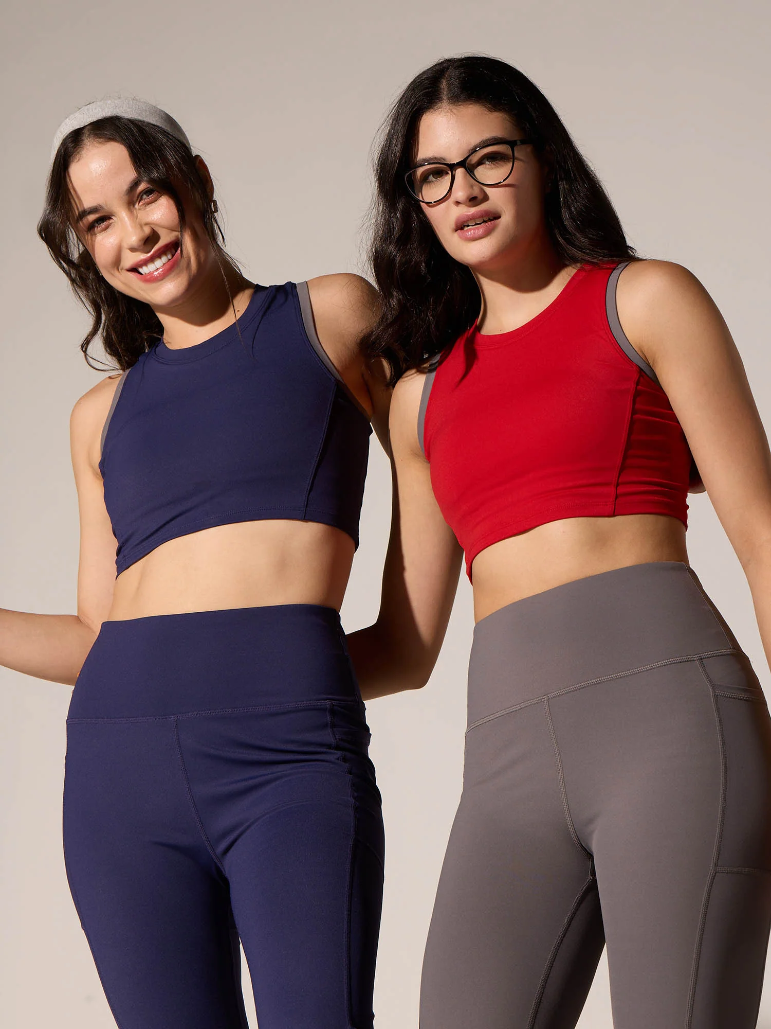 Red In-Vest Sports Bra - Image 8