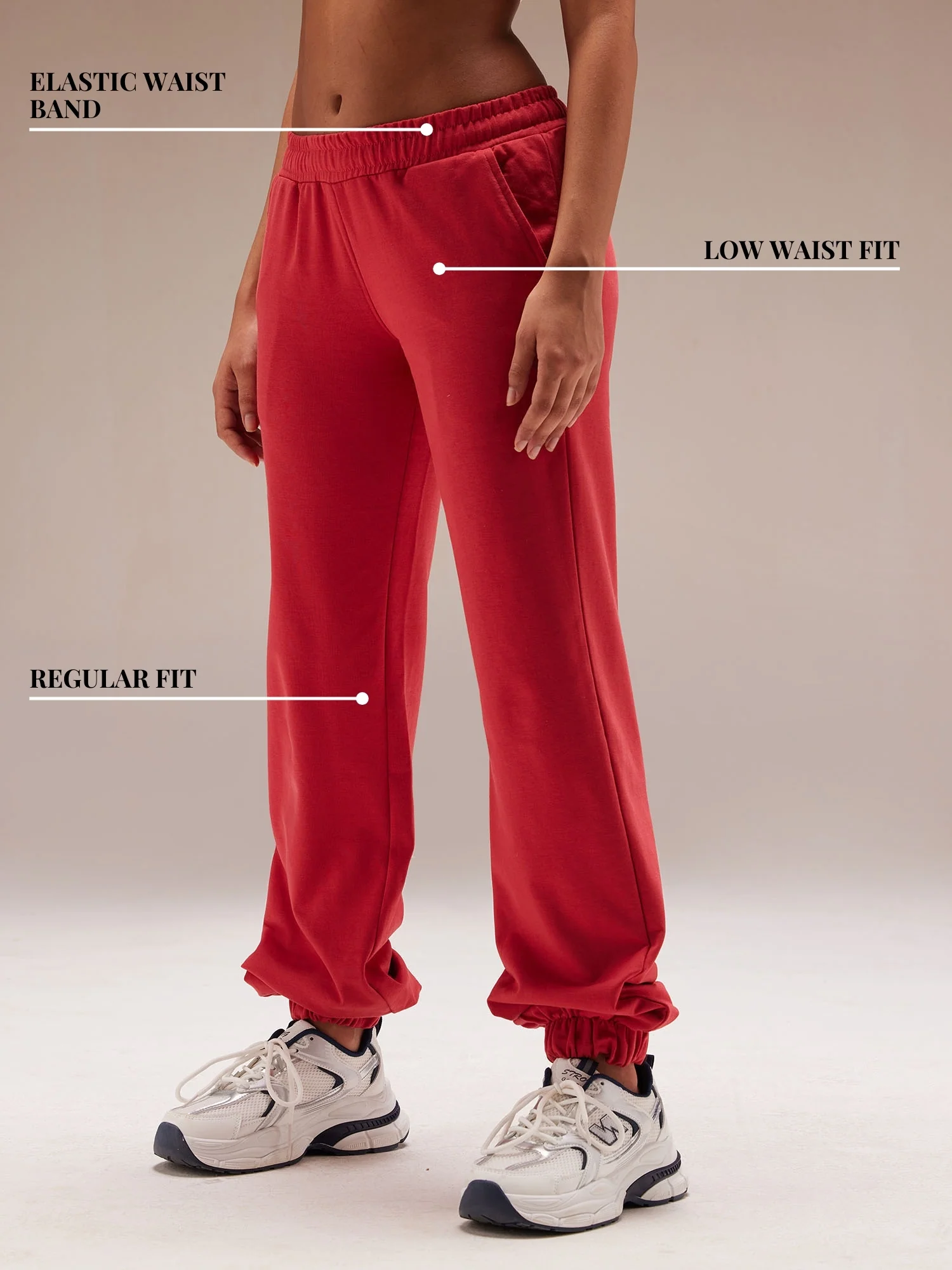 Red Kickback Joggers - Image 6