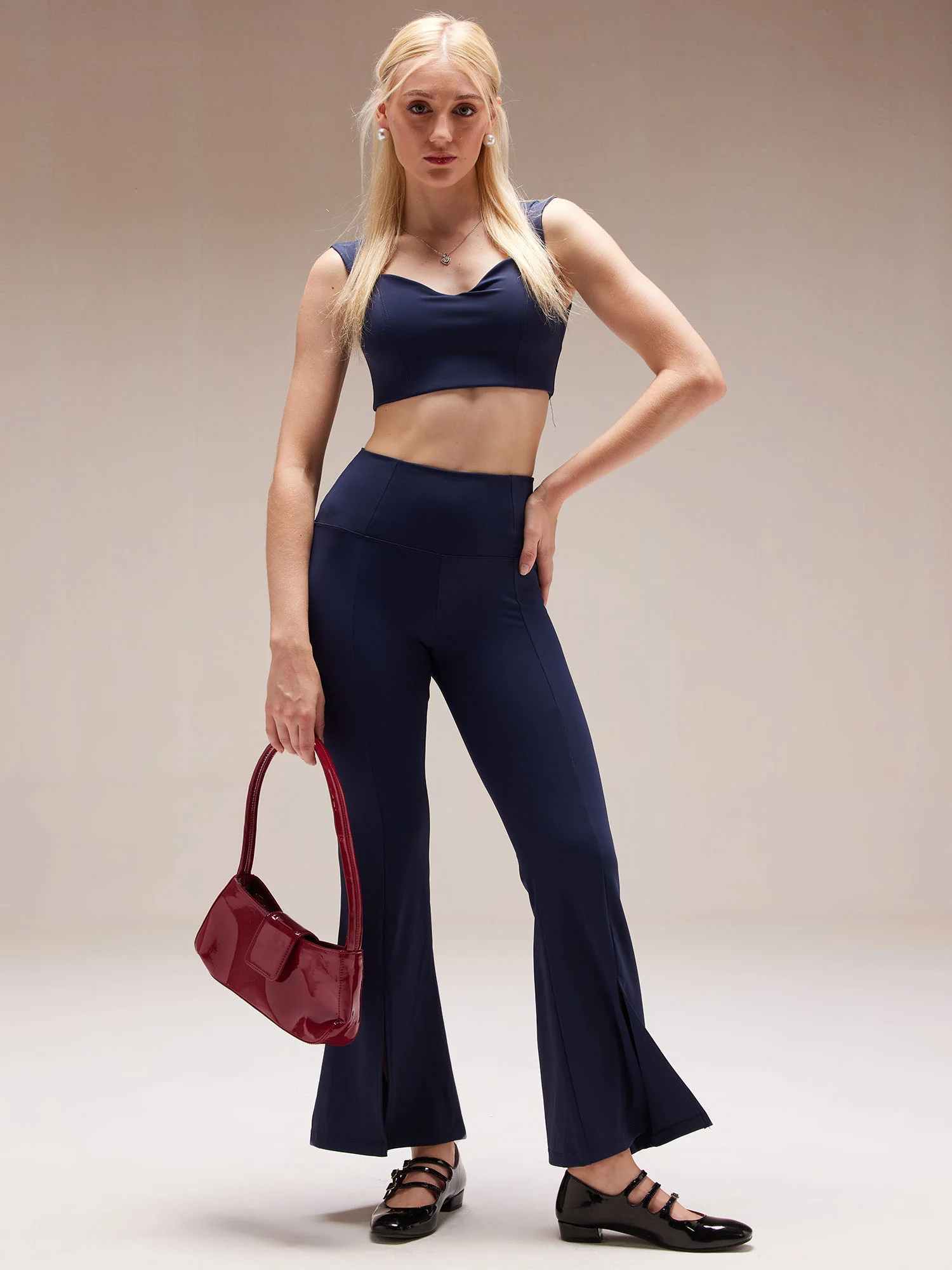 Royal Blue Radiant Sweetheart Neck top - Image 4