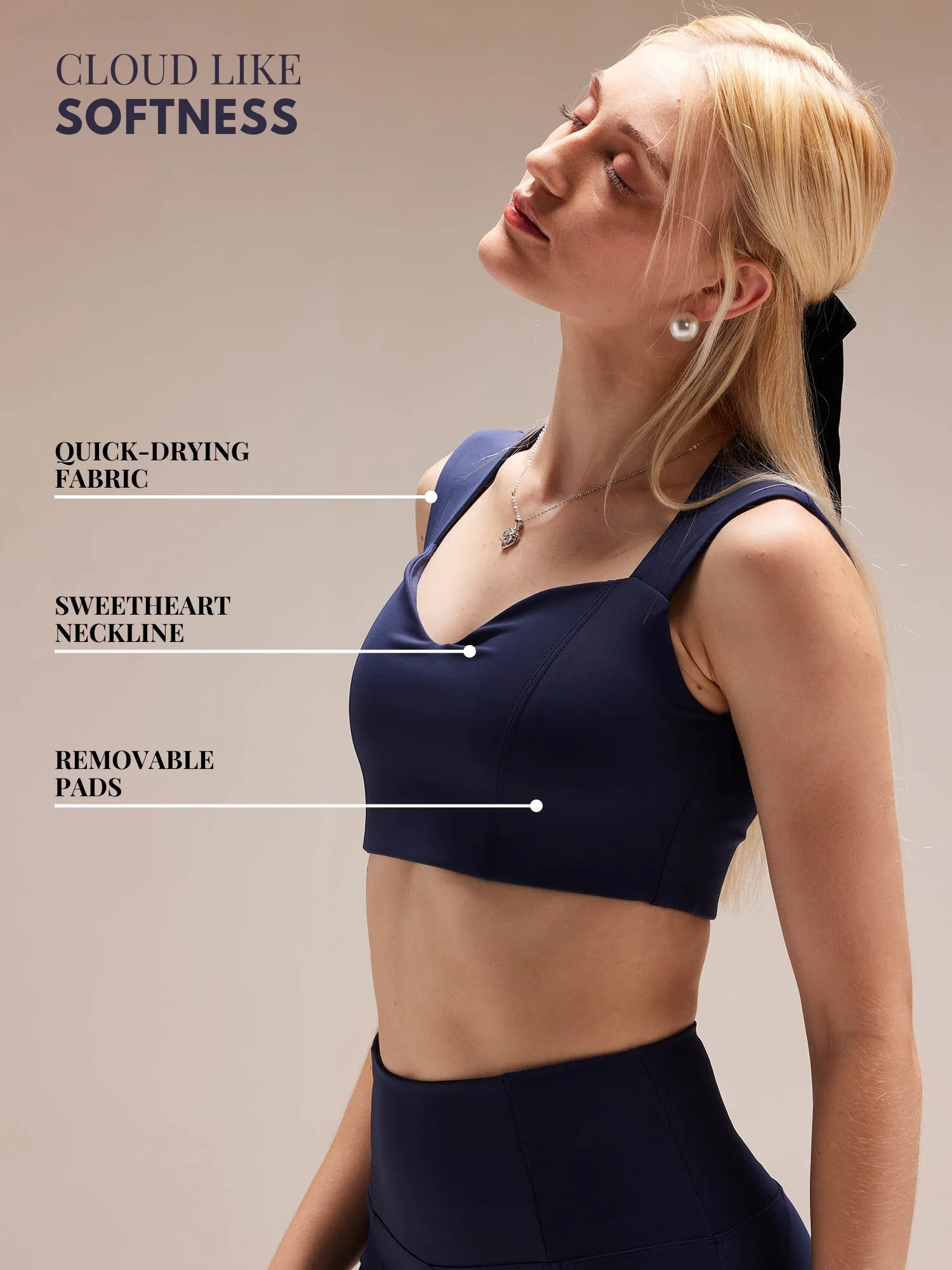 Royal Blue Radiant Sweetheart Neck top - Image 5