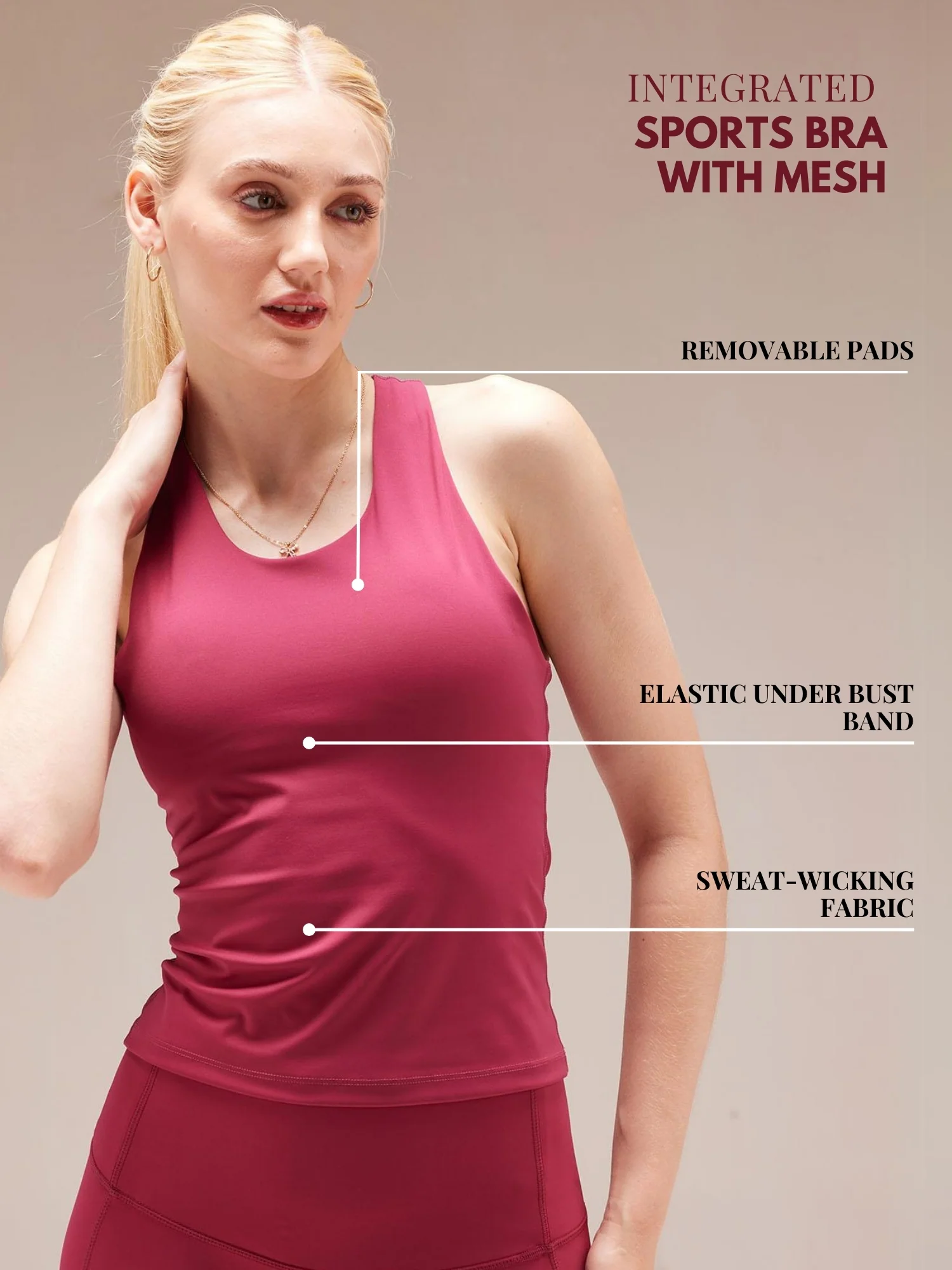 Ruby Racerback Tank - Image 4
