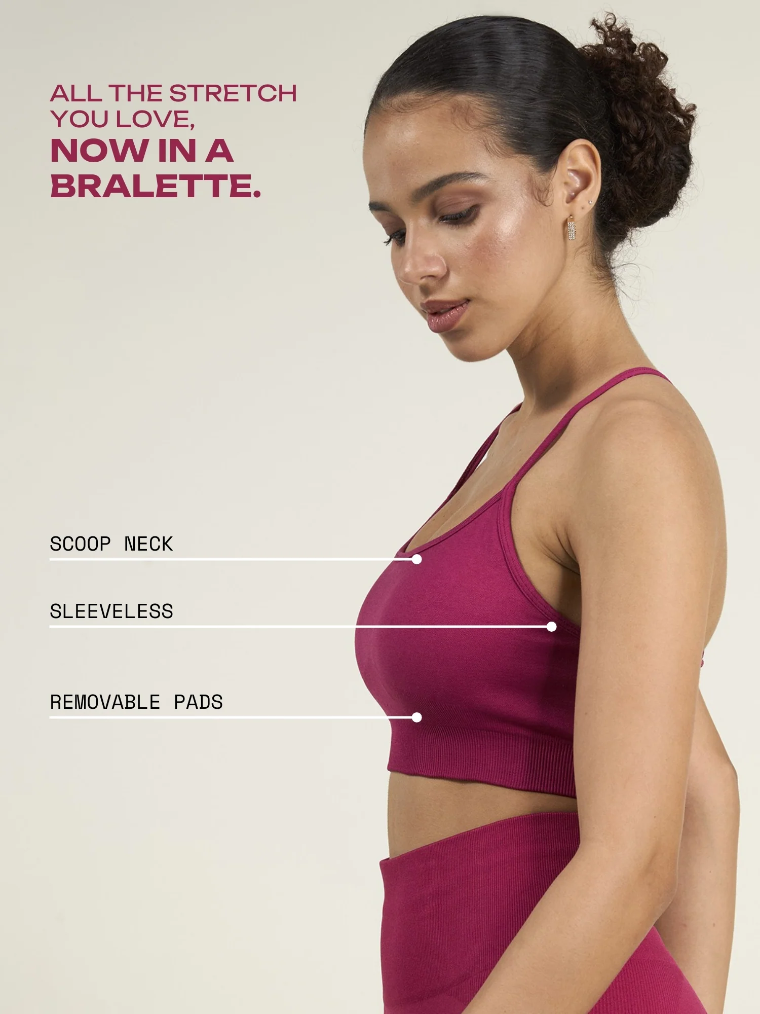 Ruby Super Stretch Bralette - Image 3