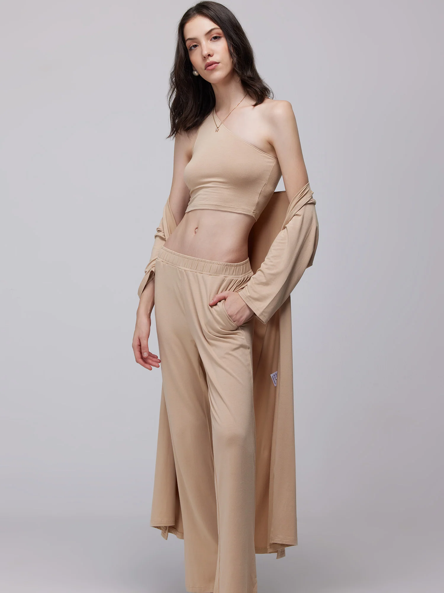 Sand Airy Two-Piece Top - Image 5