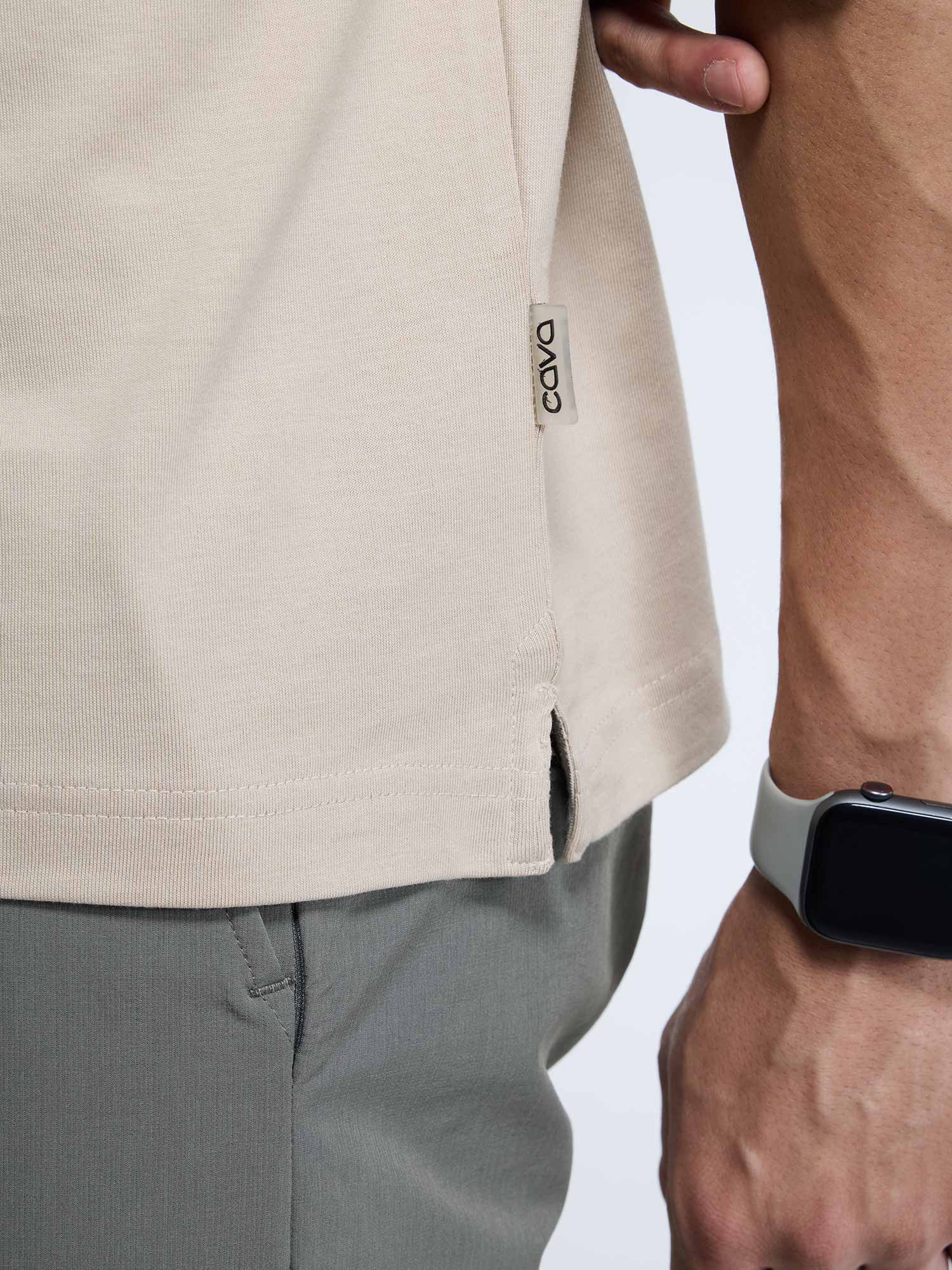Sand Supima Polo T-Shirt - Regular Fit - Image 7