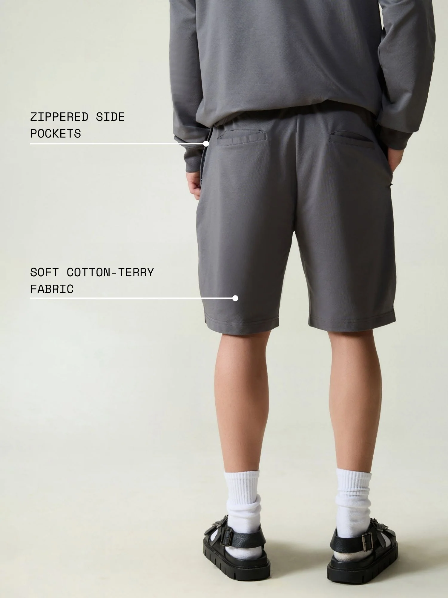 Shadow Cotton Leisure Shorts - Image 4