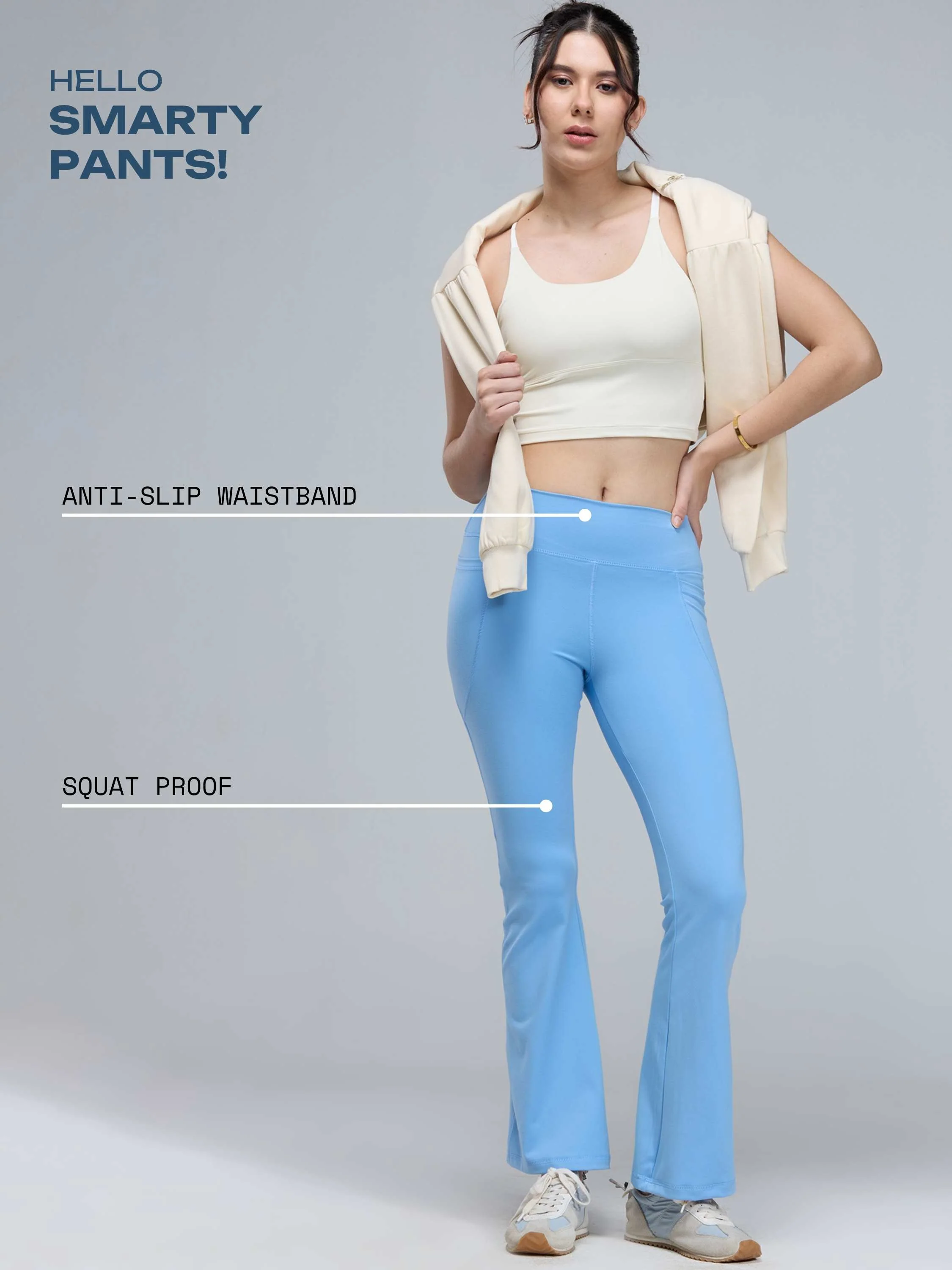 Sky Blue Sculpt Leggings - Image 5