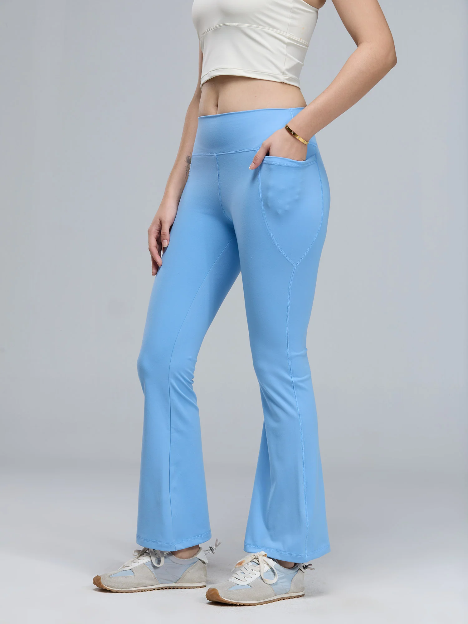 Sky Blue Sculpt Leggings - Image 8