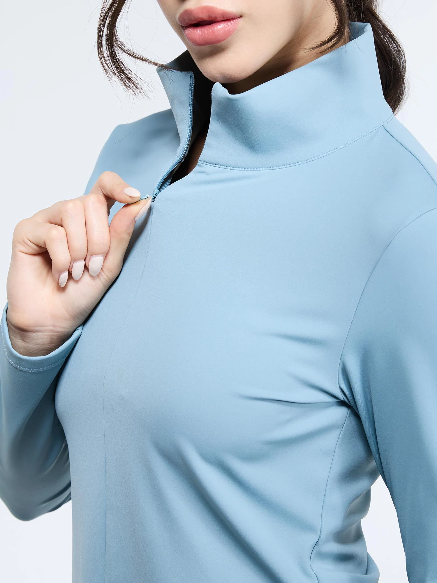 Sky Blue Zip-It-Up Top - Image 6