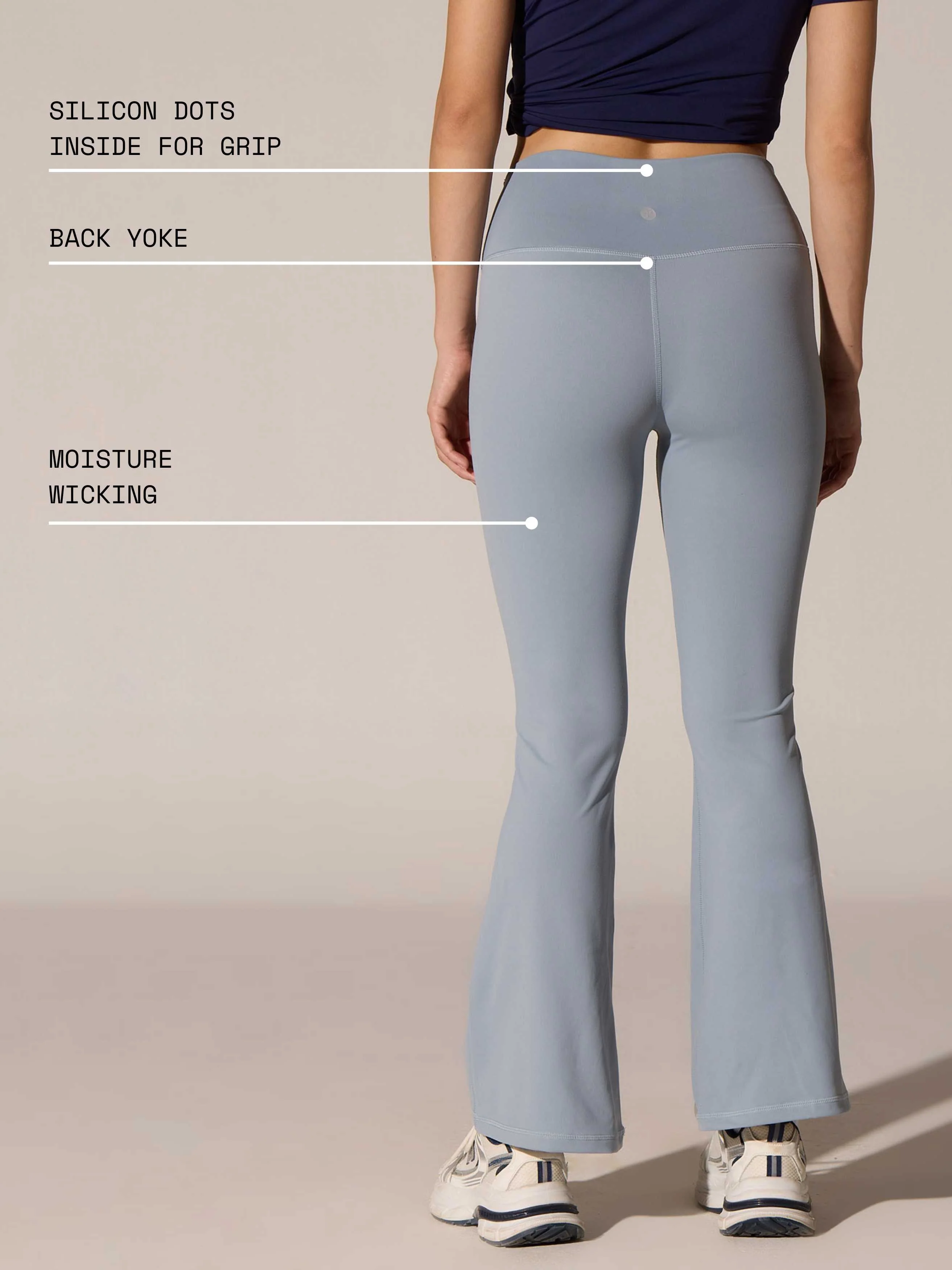 Slate Grip-It Flare Pants - Image 6