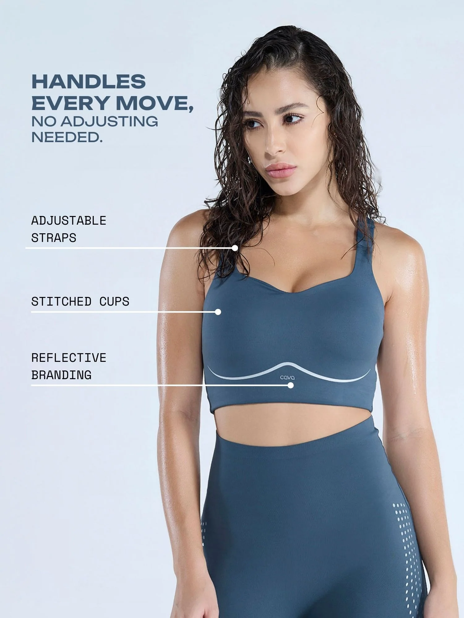 Slate Studio Compression Sports Bra - Image 3