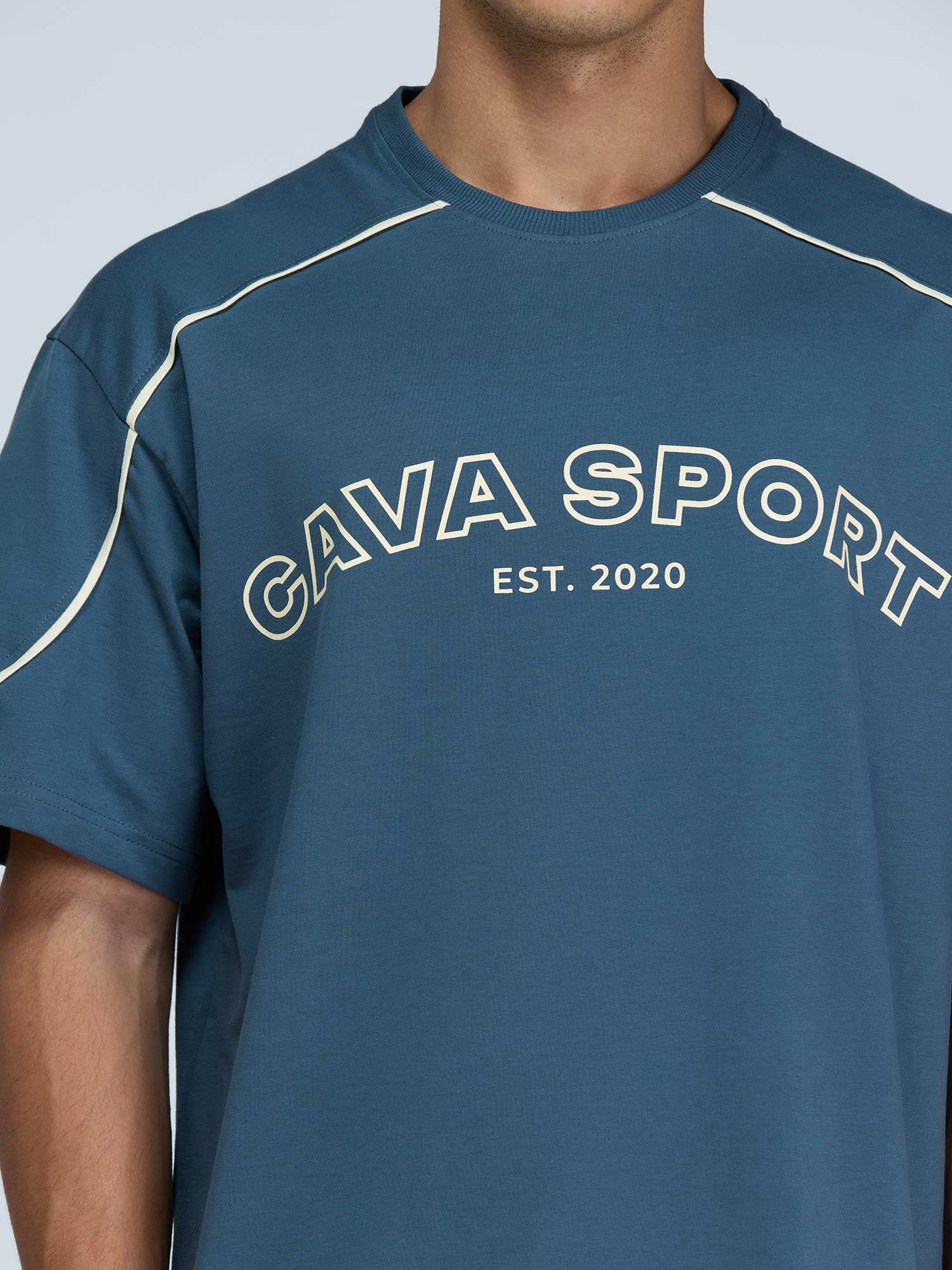 Steel Blue Cava Oversized Jersey - Image 7