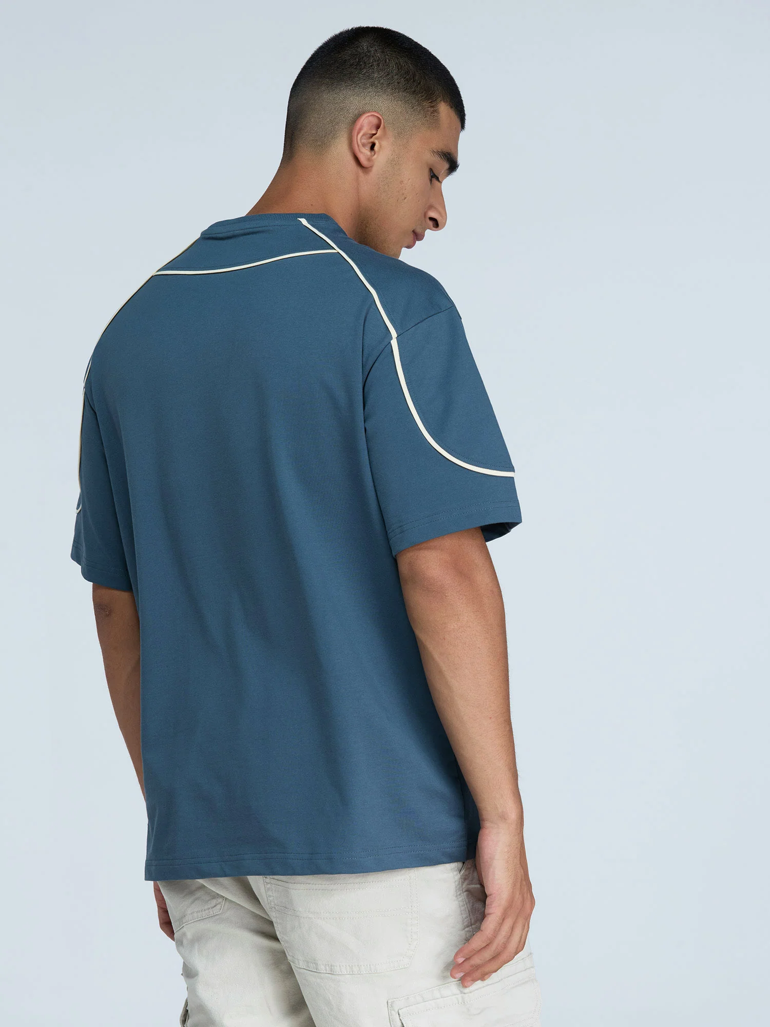 Steel Blue Cava Oversized Jersey - Image 8