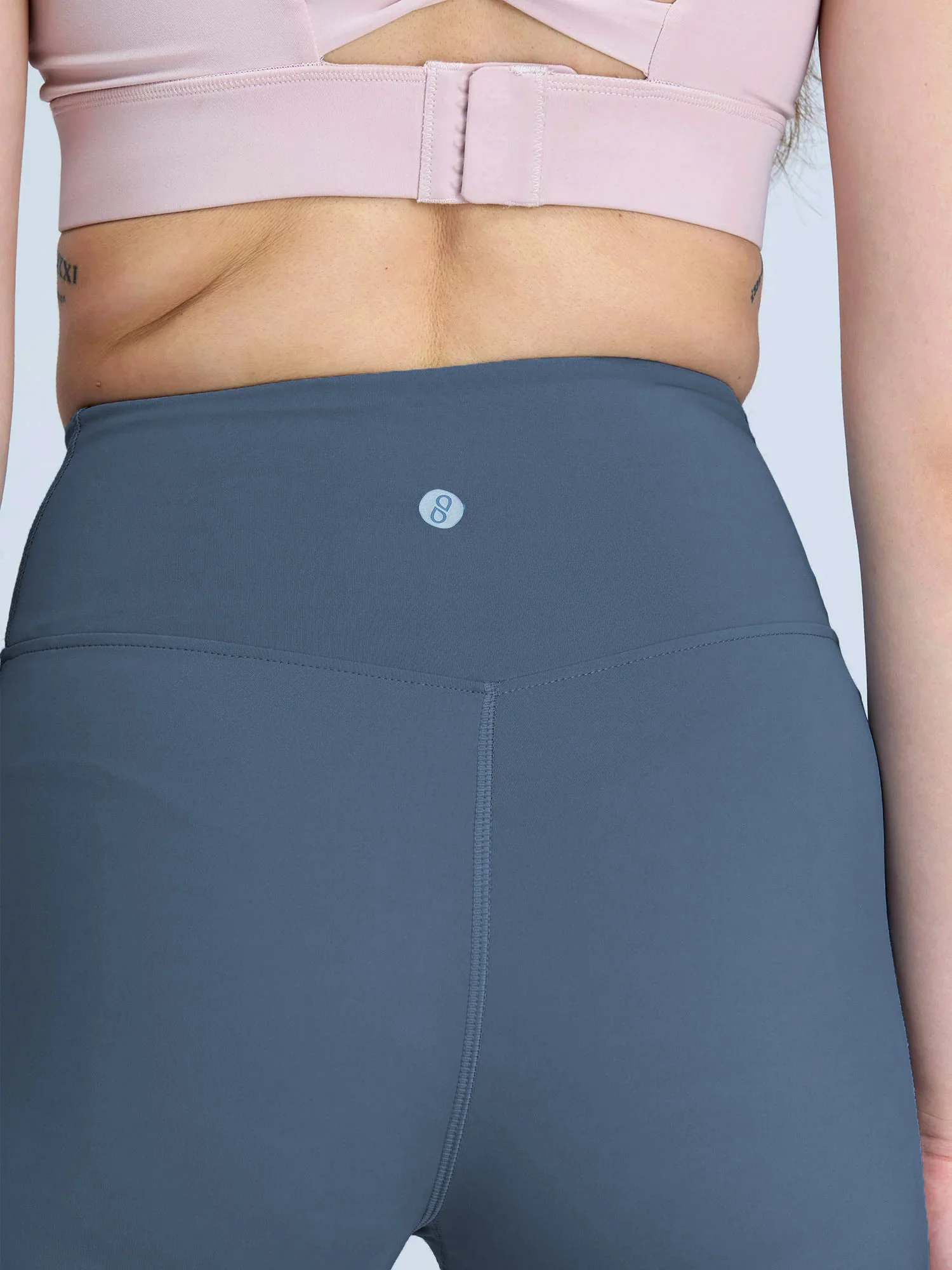 Steel Blue  Hourglass Flared Leggings - Image 5