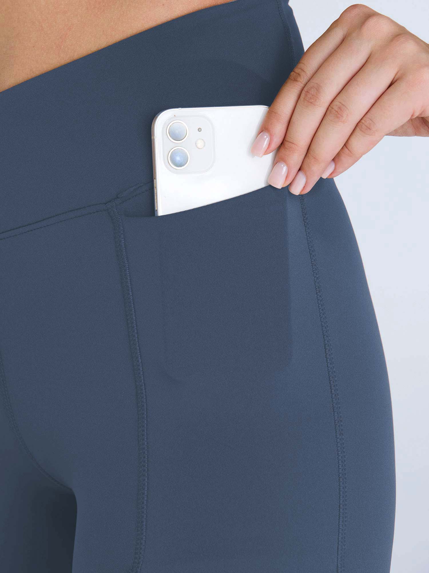 Steel Blue Hourglass Snug Leggings - Image 8