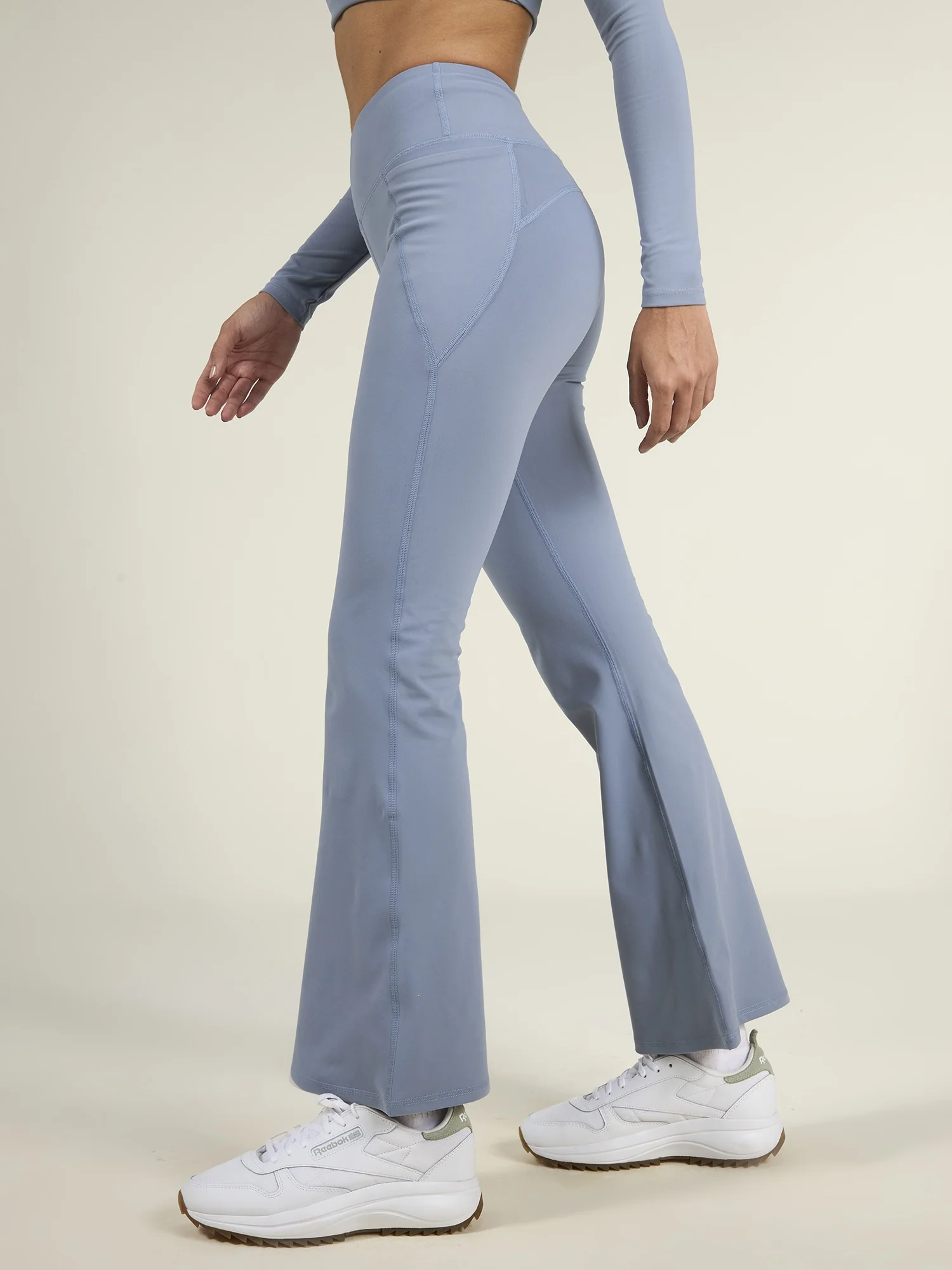 Storm Blue Sculpt Bootcut Leggings - Image 6