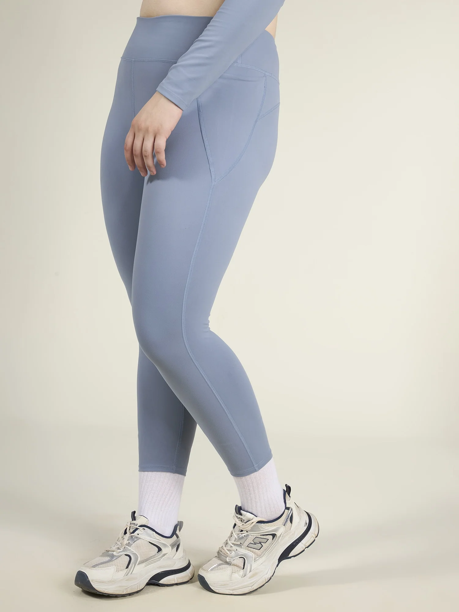 Storm Blue Sculpt Core Leggings - Image 5