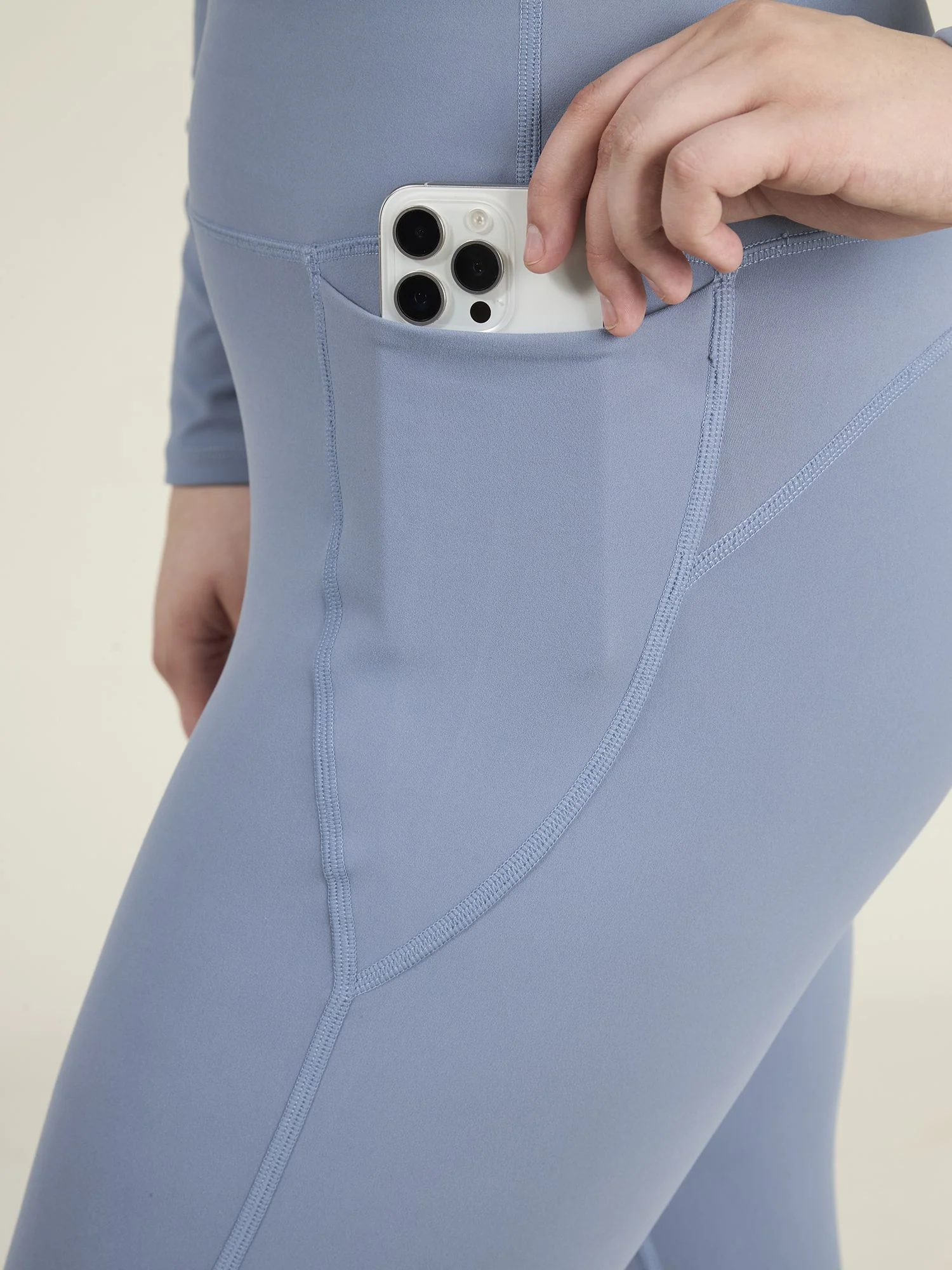 Storm Blue Sculpt Core Leggings - Image 7