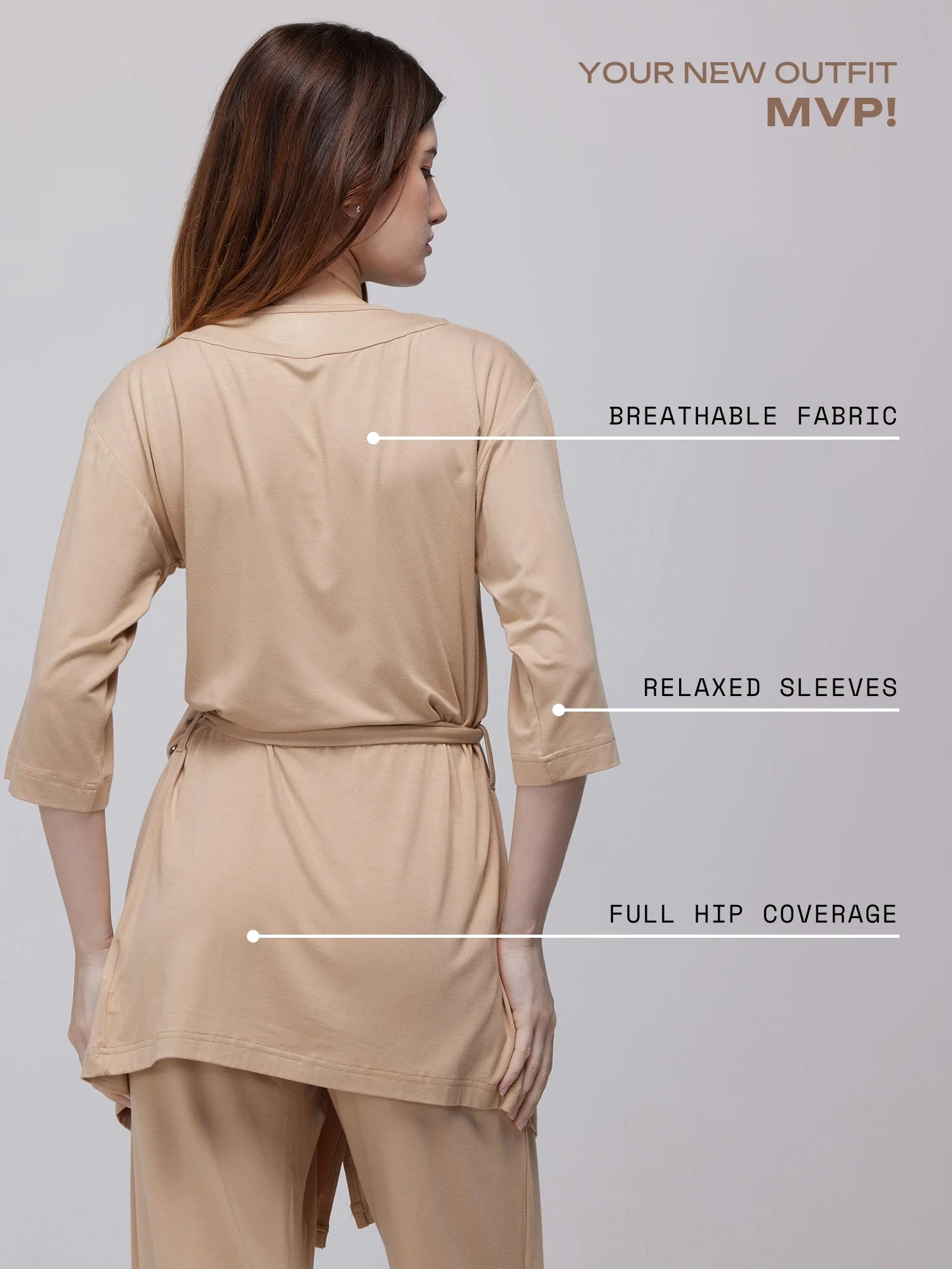 Sand Ease Wrap Top - Image 7