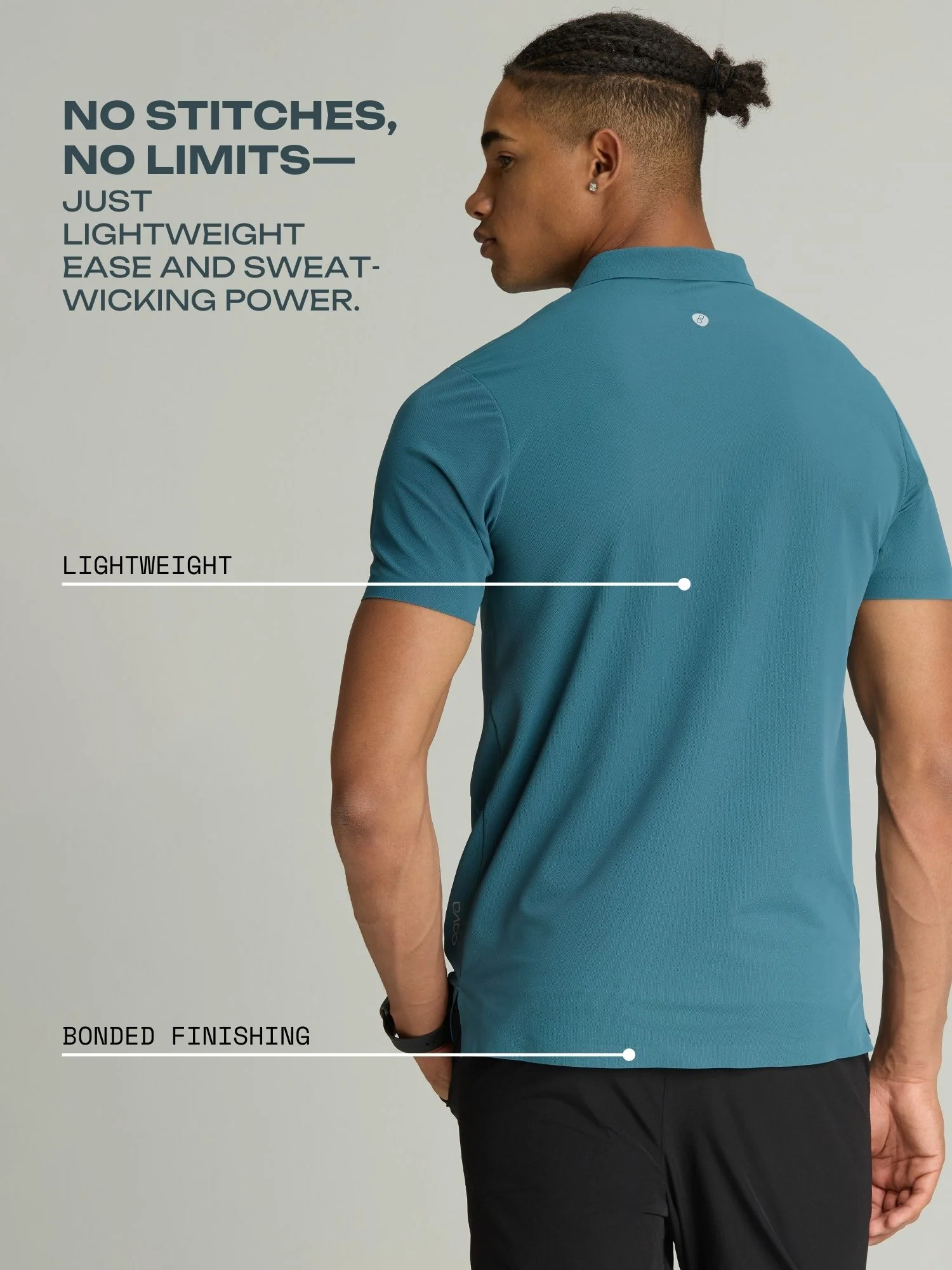 Teal Ace Bond Polo - Image 3