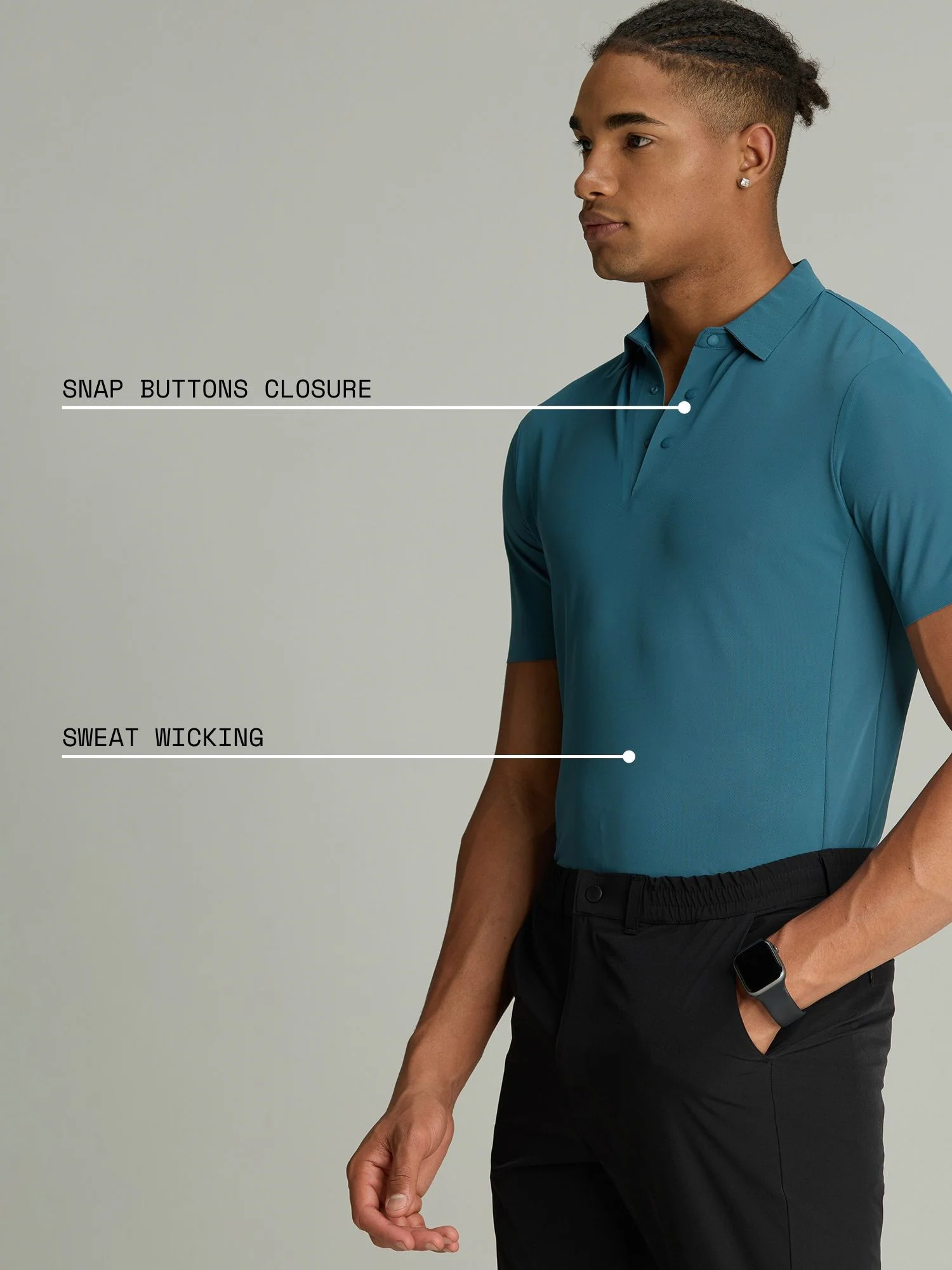 Teal Ace Bond Polo - Image 4