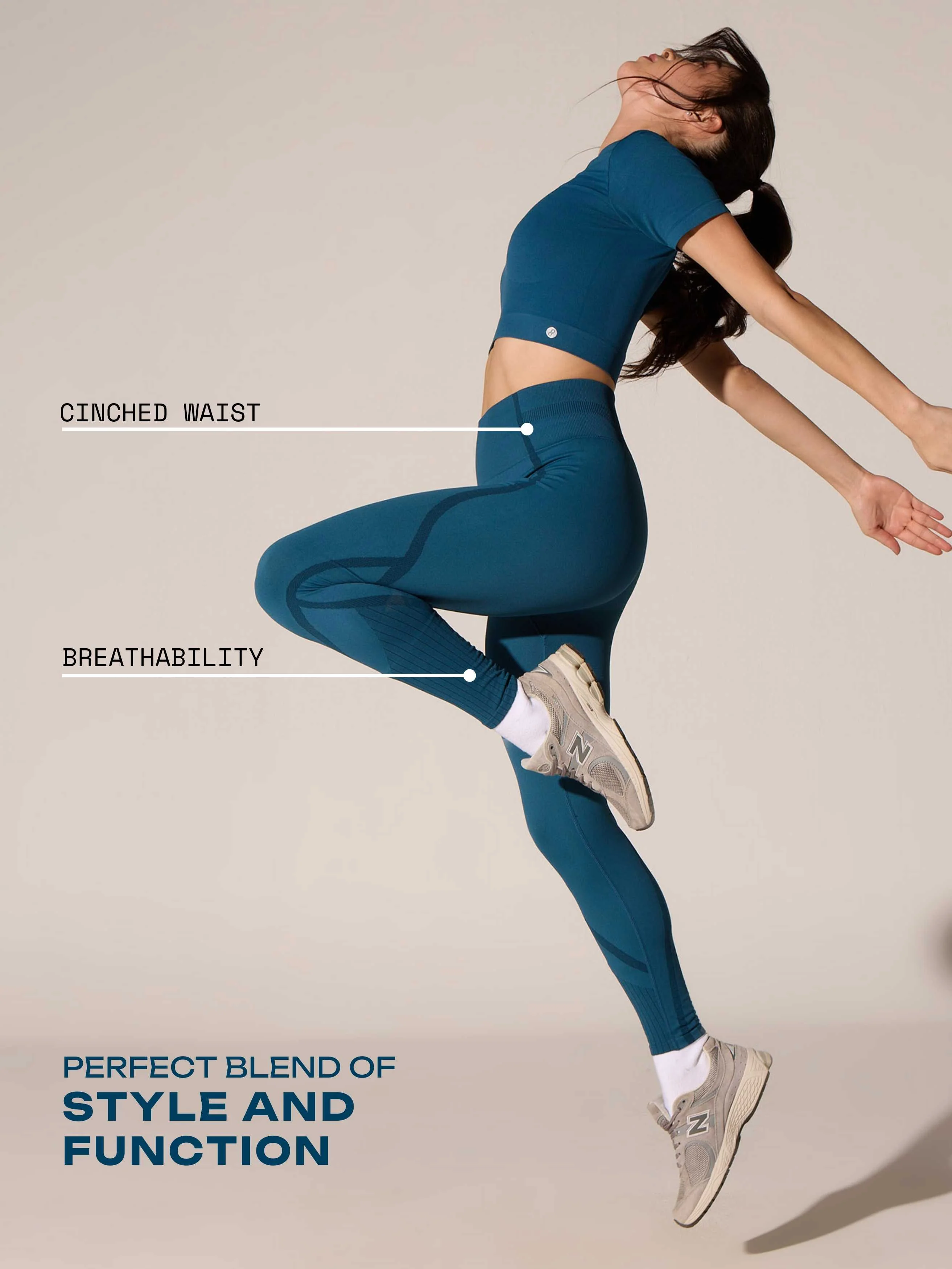 Teal Move Easy Leggings - Image 8