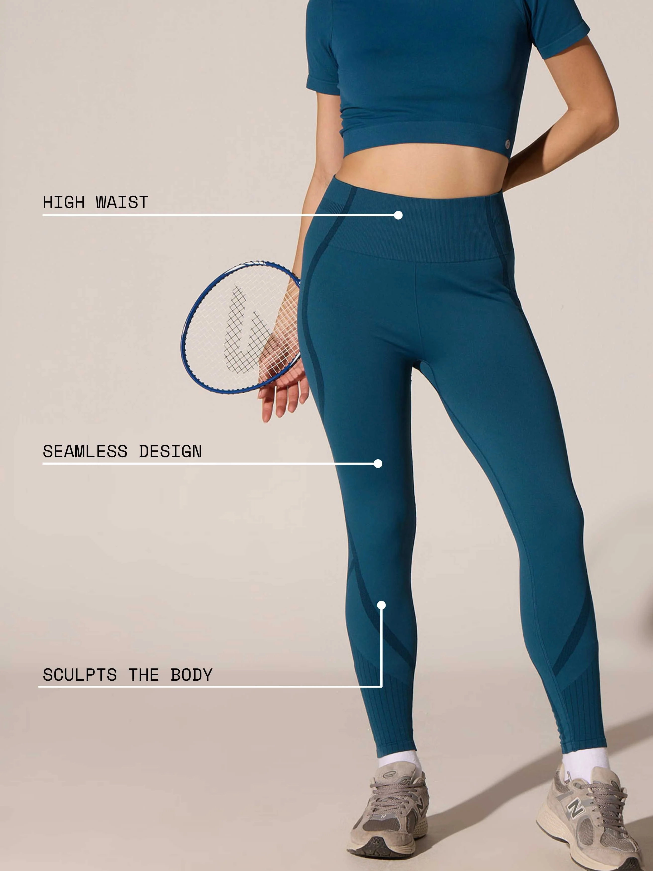 Teal Move Easy Leggings - Image 9
