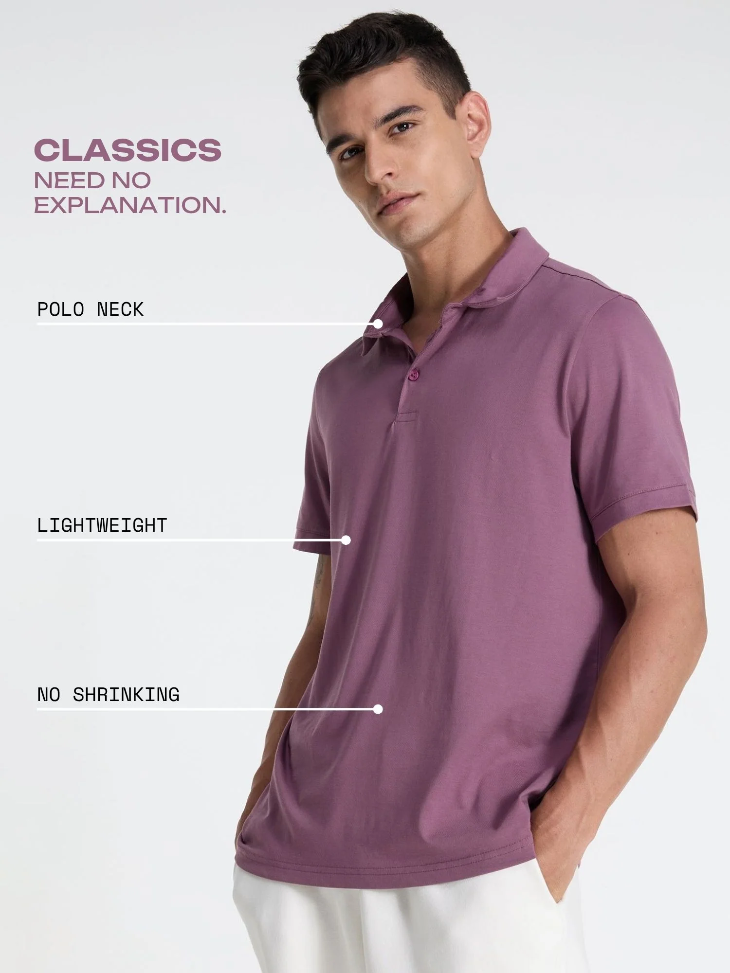 Thistle Supima Polo T-shirt - Regular Fit - Image 3