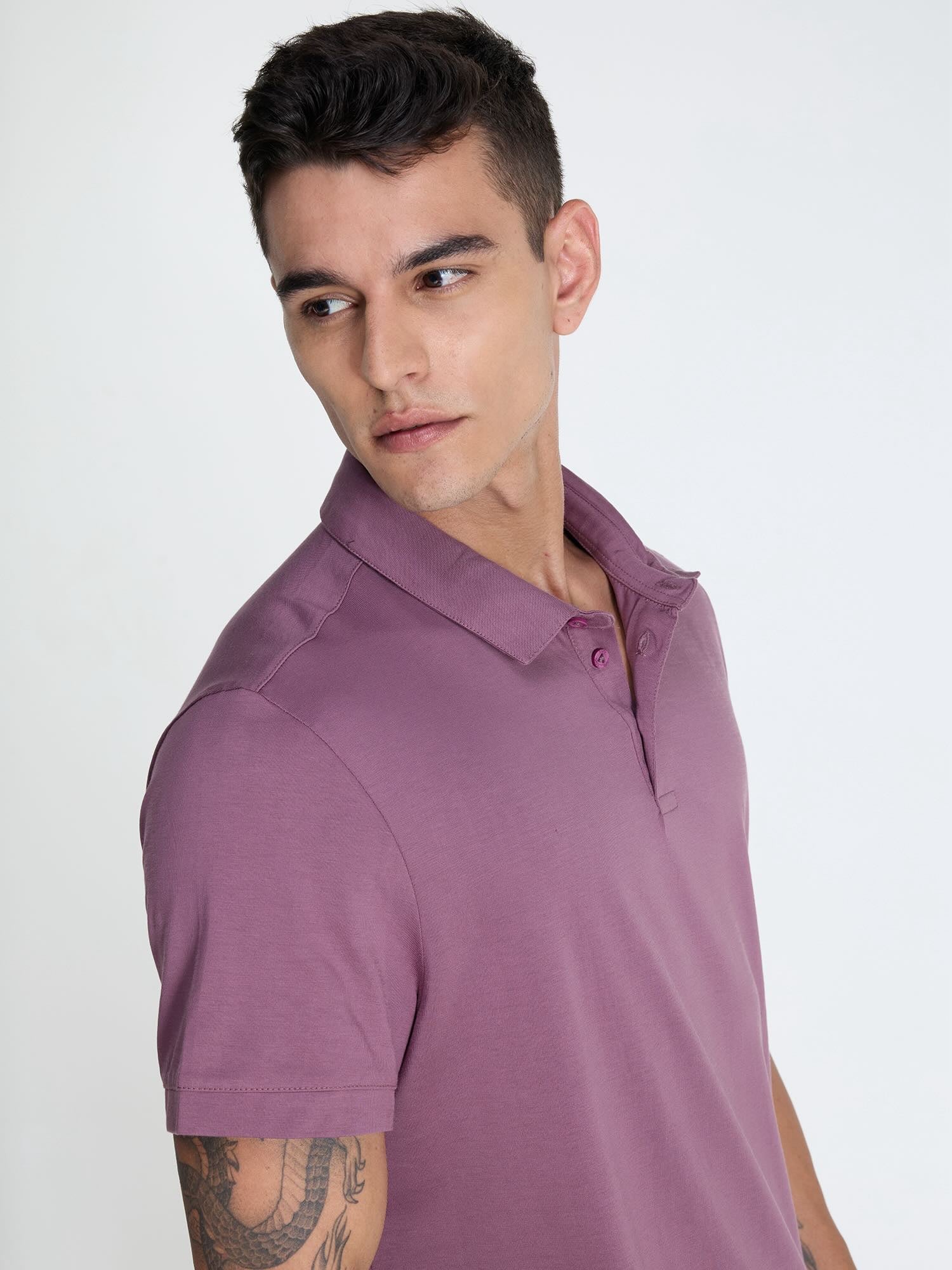 Thistle Supima Polo T-shirt - Regular Fit - Image 7