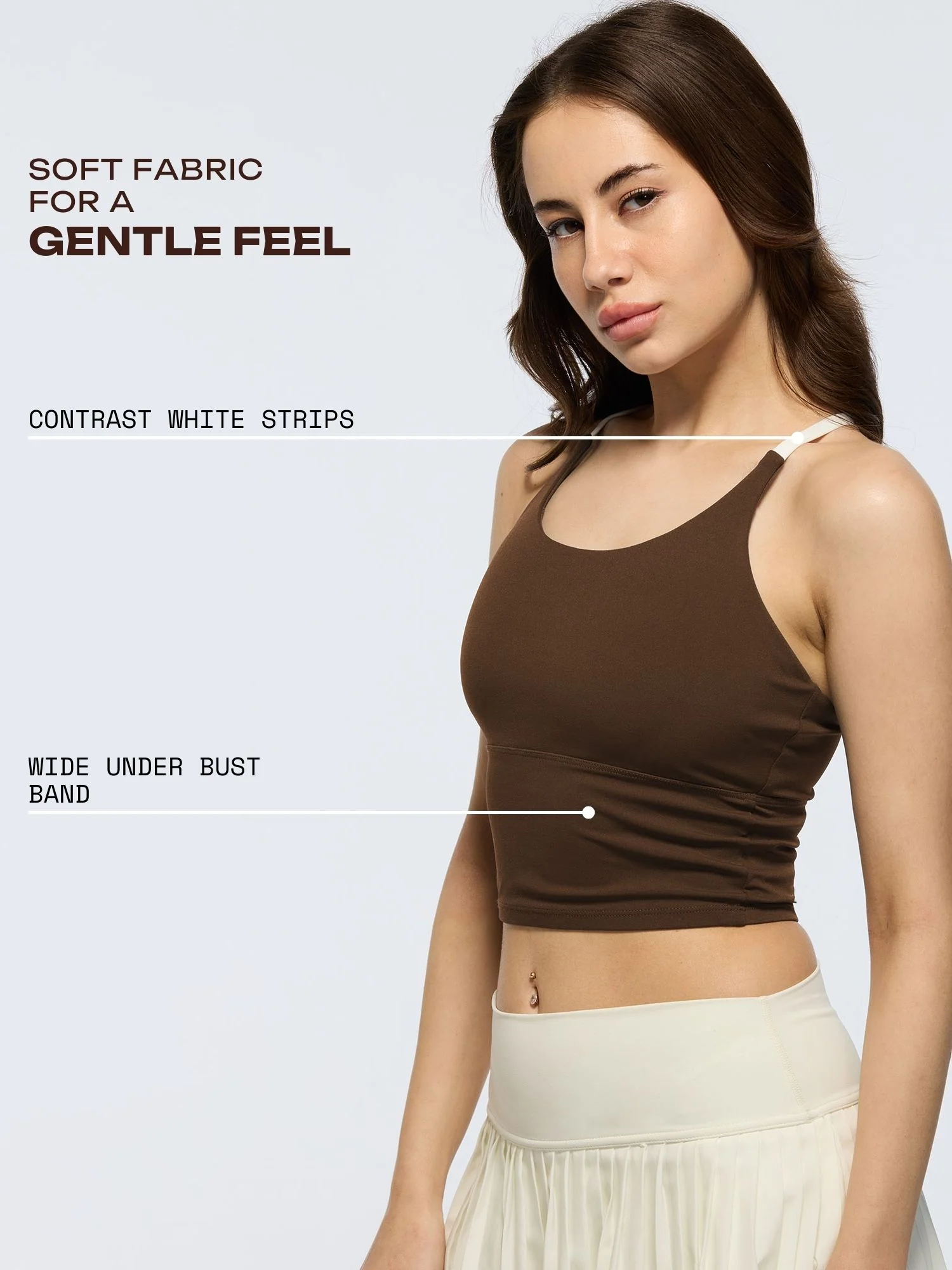 Toasted Cross Back Sports Bra - Image 3