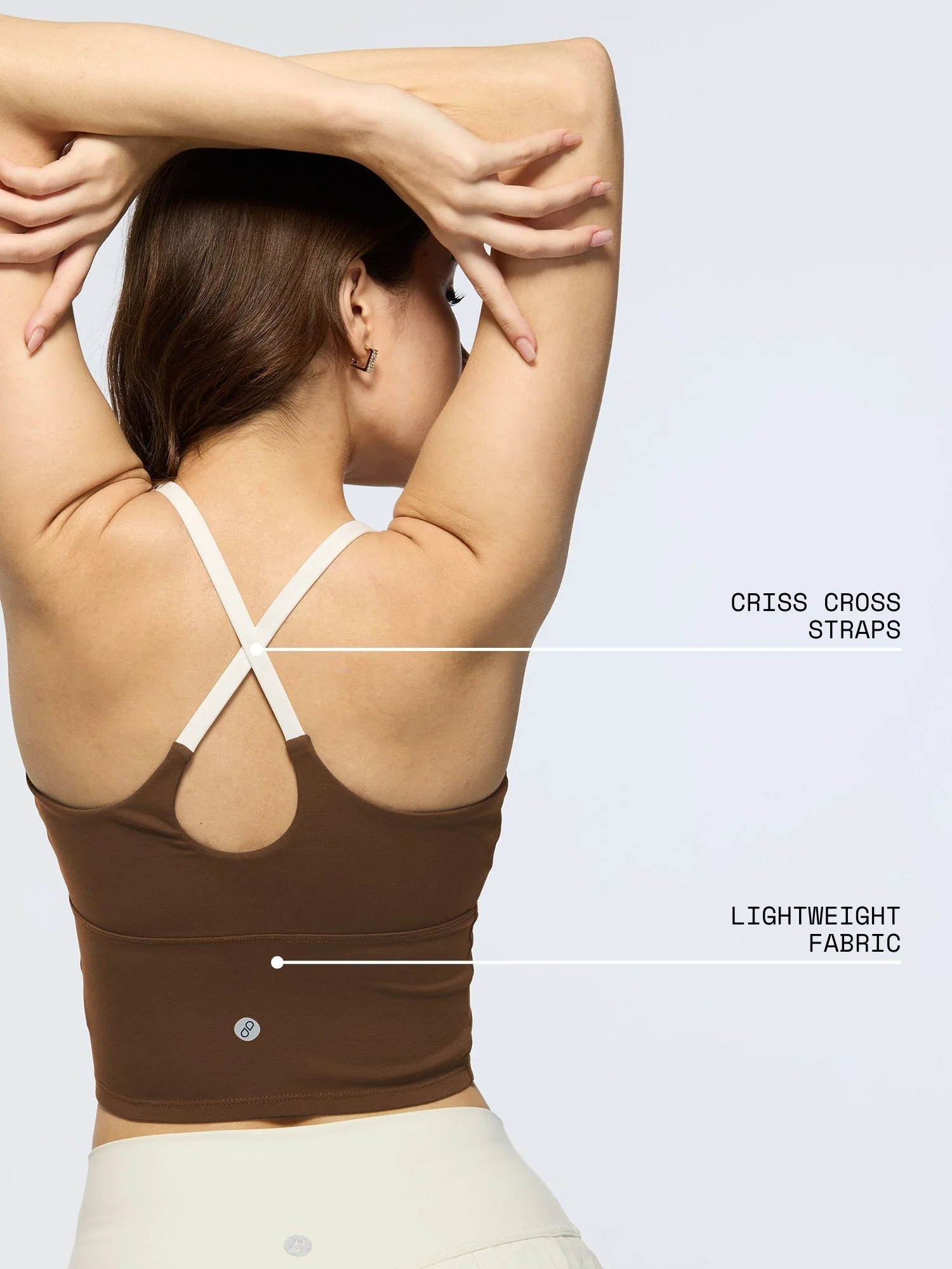 Toasted Cross Back Sports Bra - Image 4