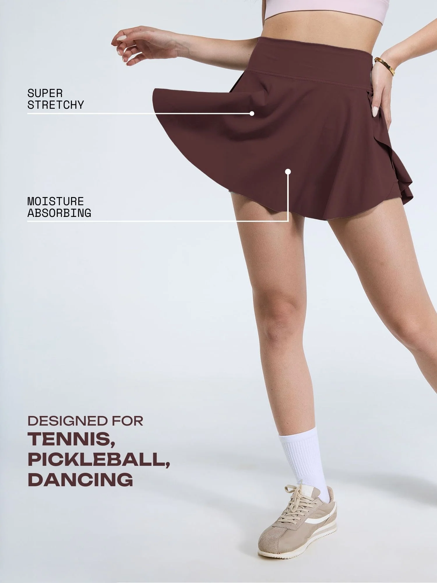 Toasted Swirl Tennis Skorts - Image 3