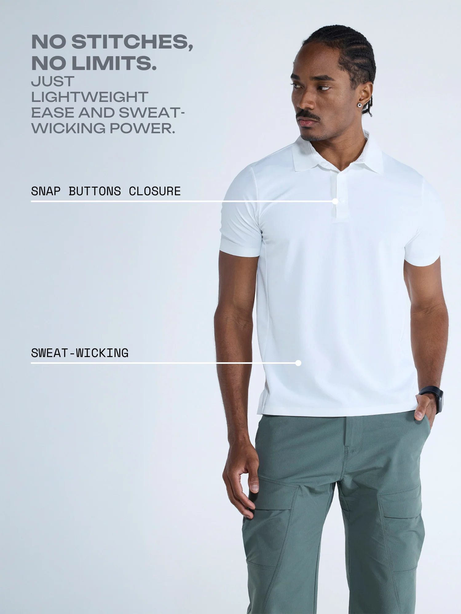 White Ace Bond Polo - Image 3
