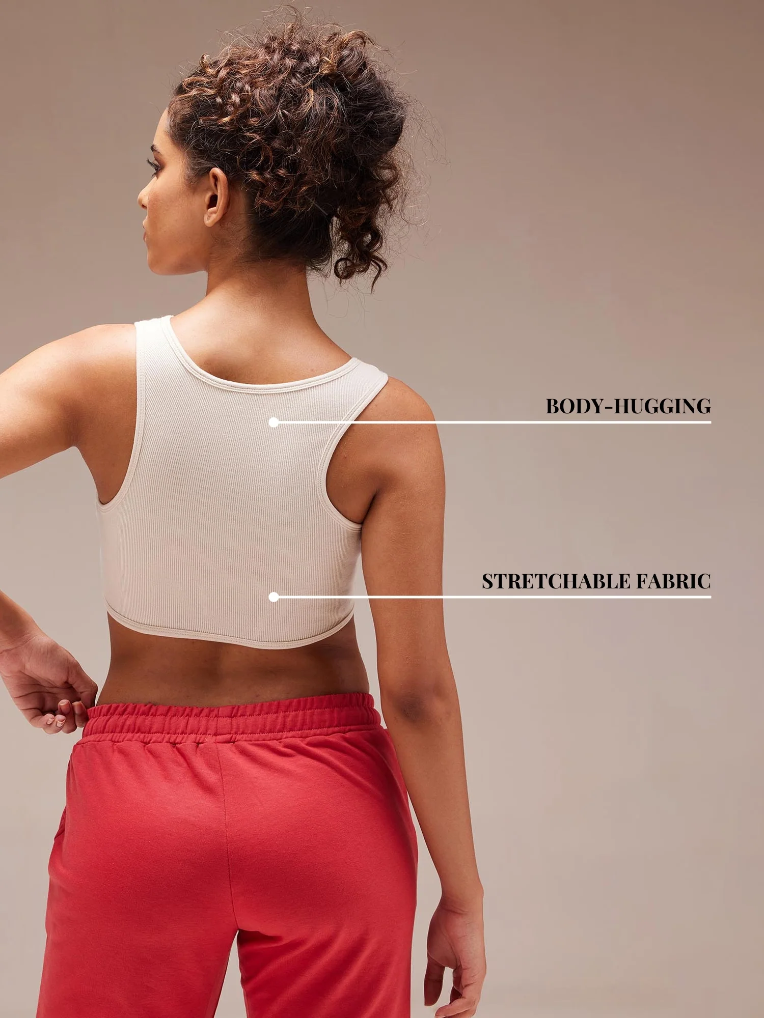 White All Day Rib Top - Image 4