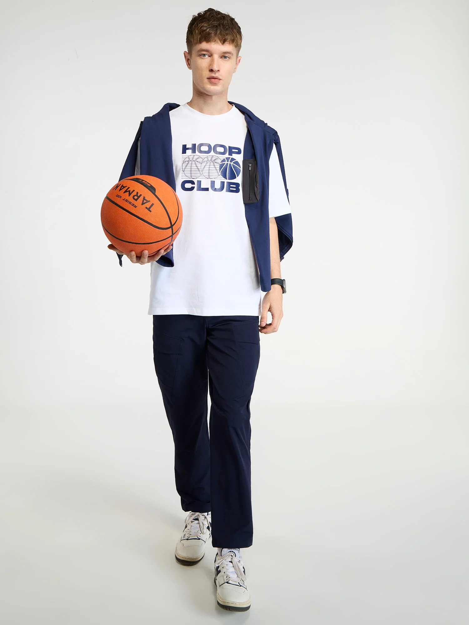 White Certified Hoopers Oversized Printed Tee - Men - Image 2