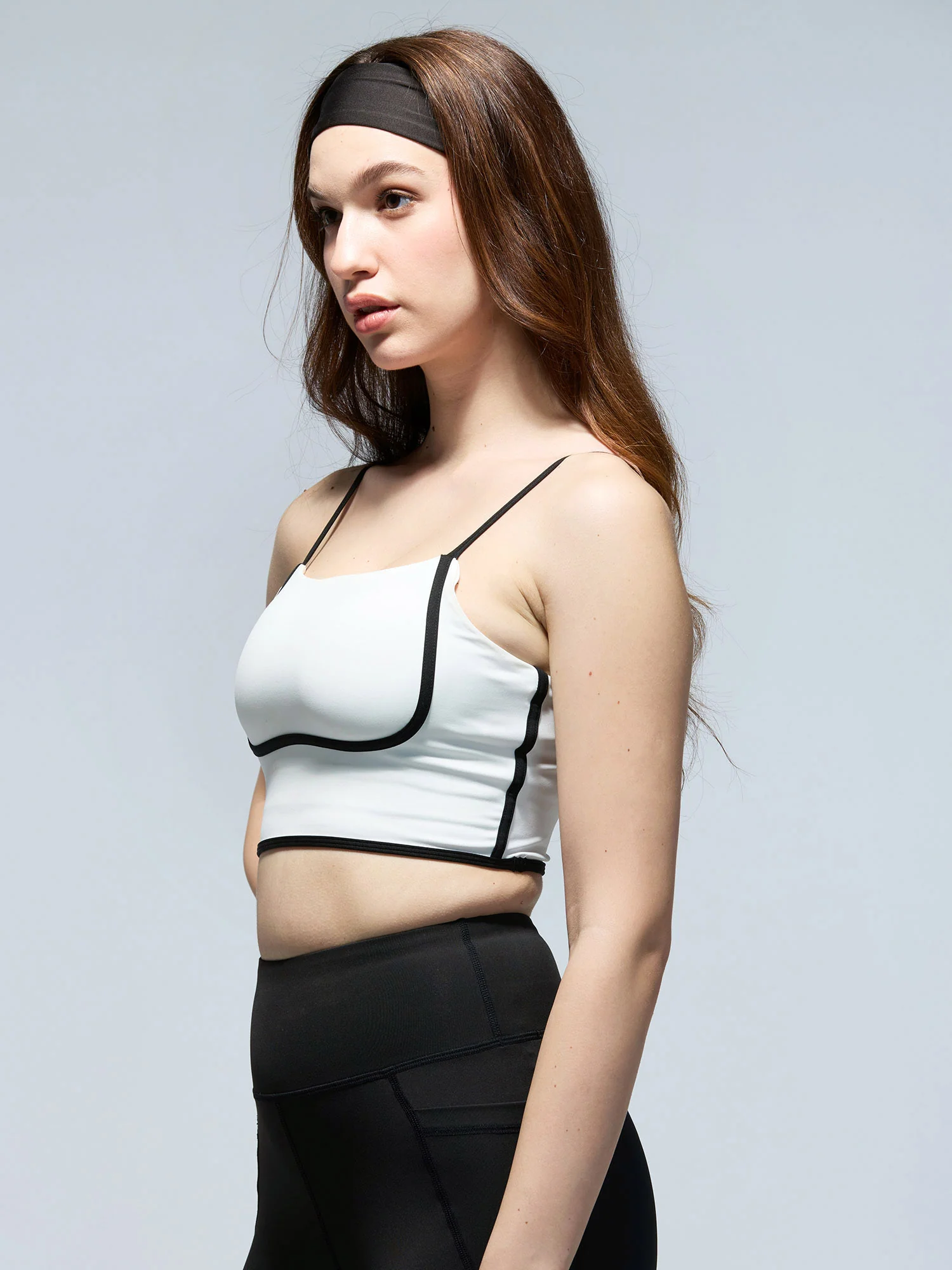 White Contrast Trim Top - Image 5