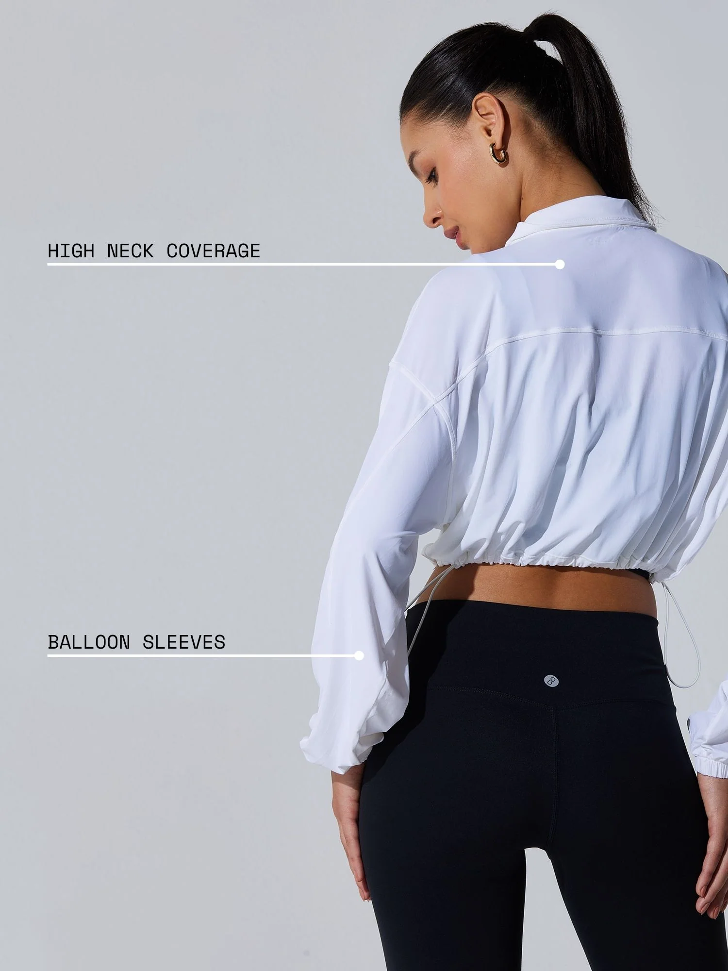 White Elevate 24/7 Cinch Jacket - Image 4