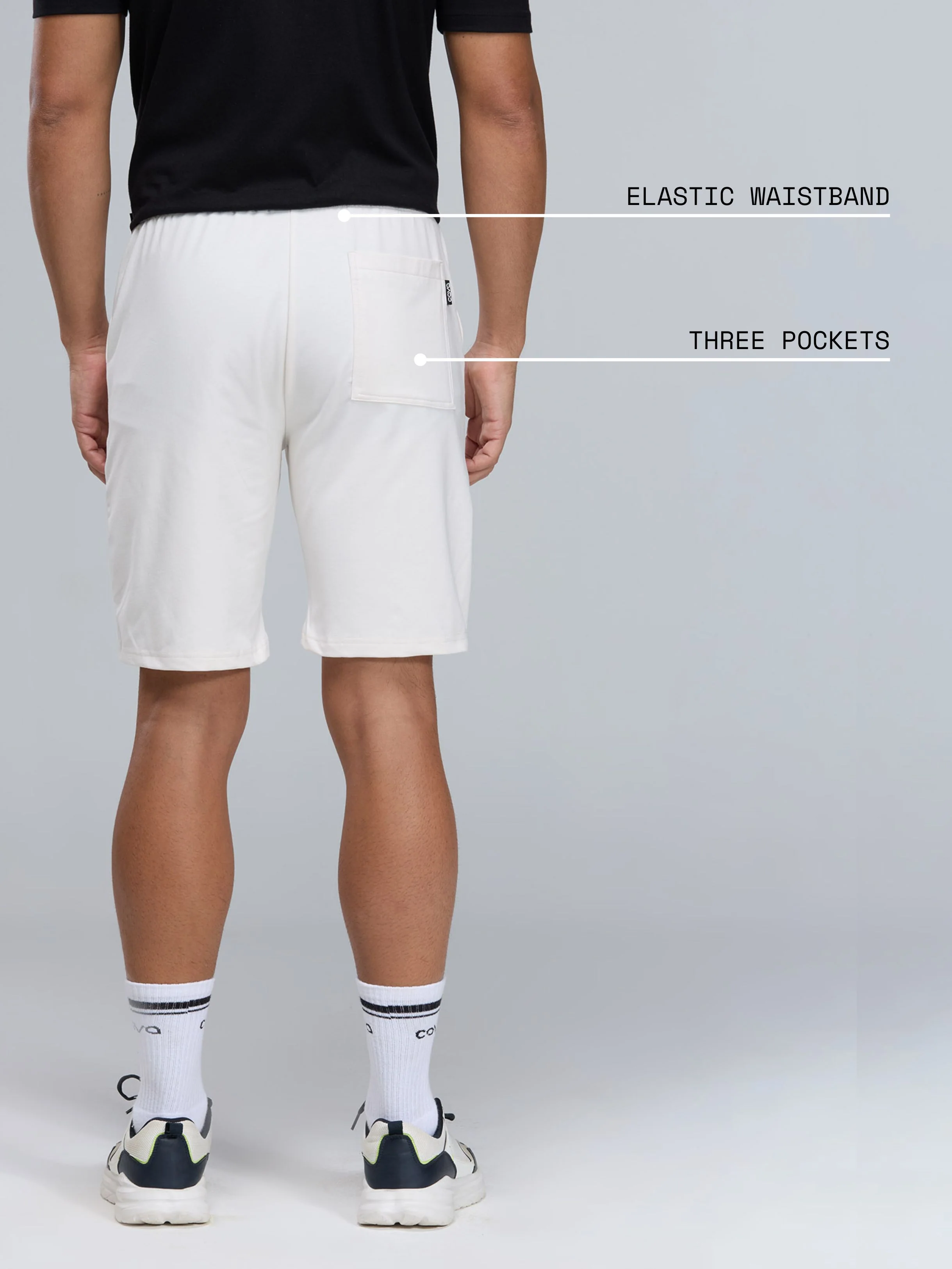 White Relax-in Shorts - Image 4