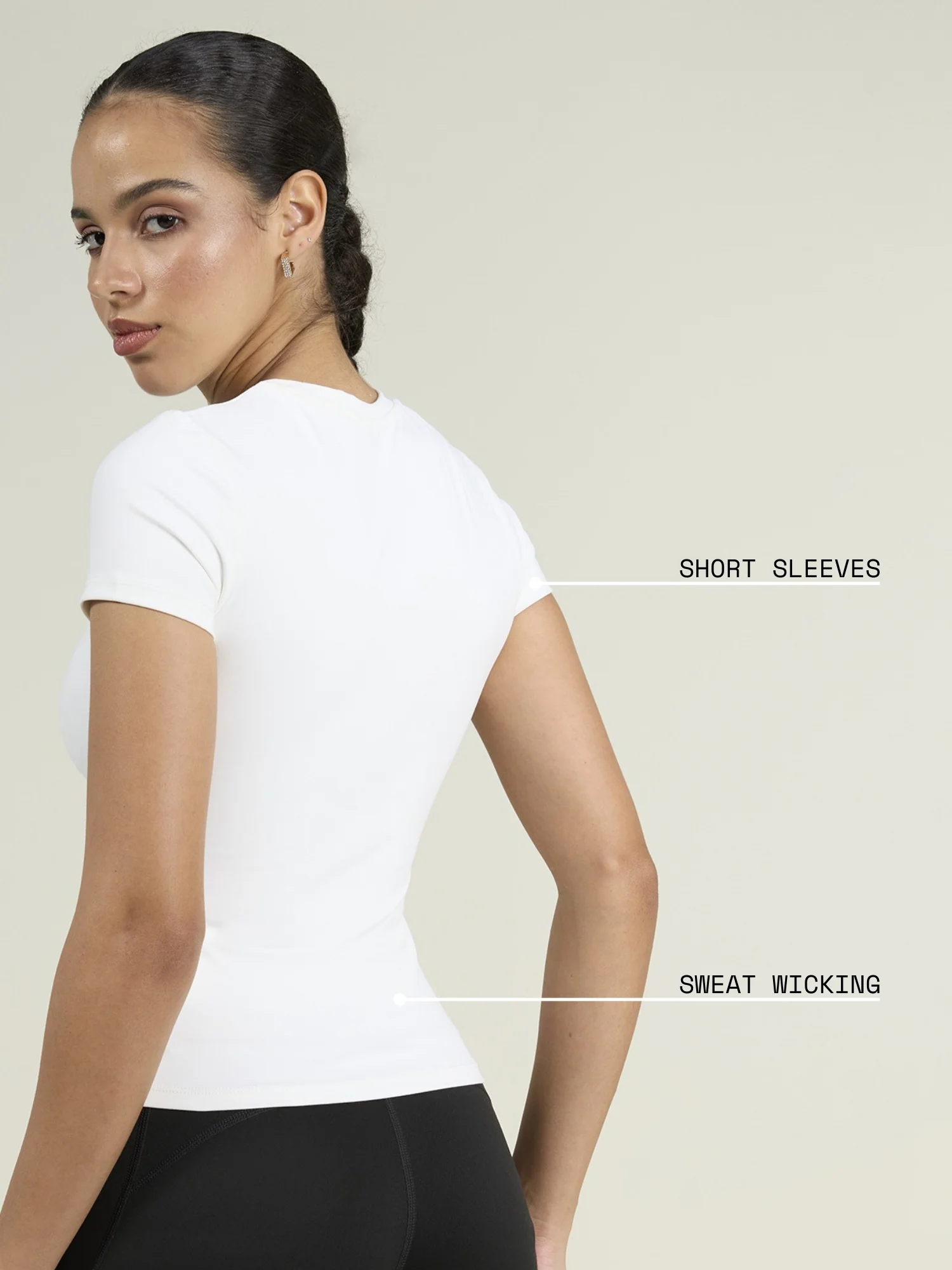 White Sculpt Core Top - Image 4