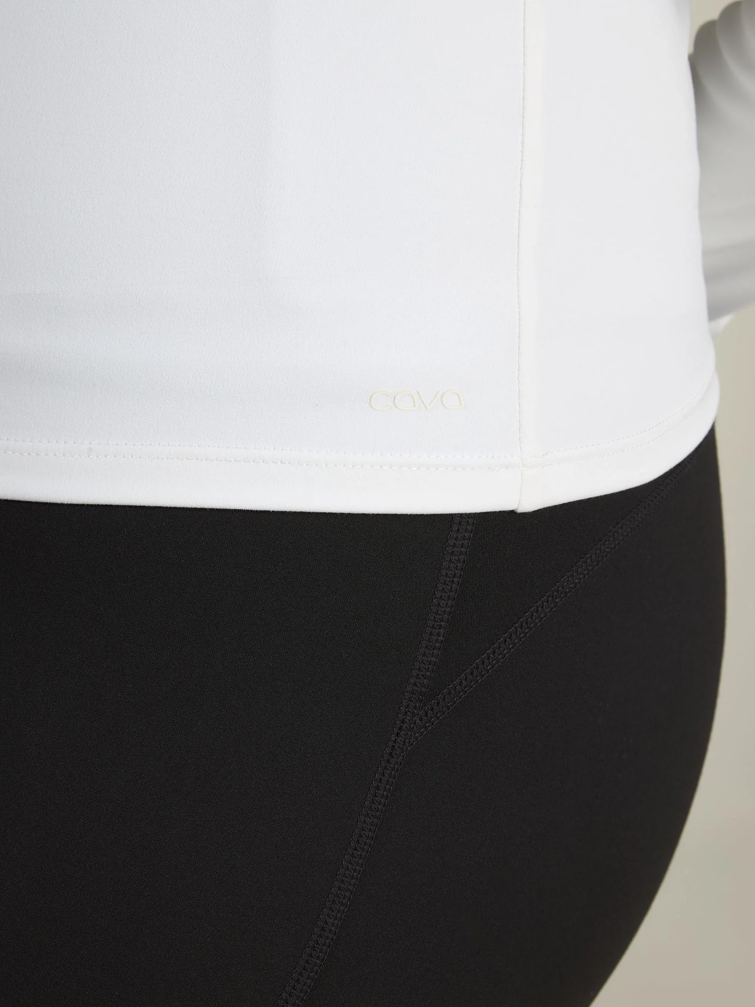 White Sculpt Crew Top - Image 7