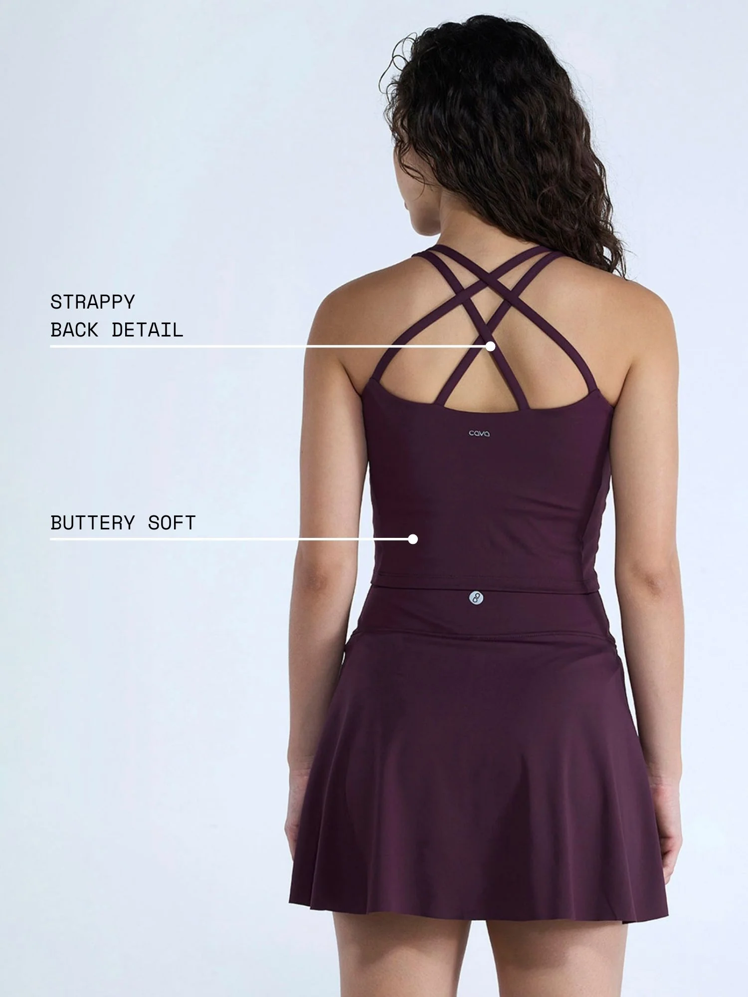 Wine Heartline Sports Bra - Image 4