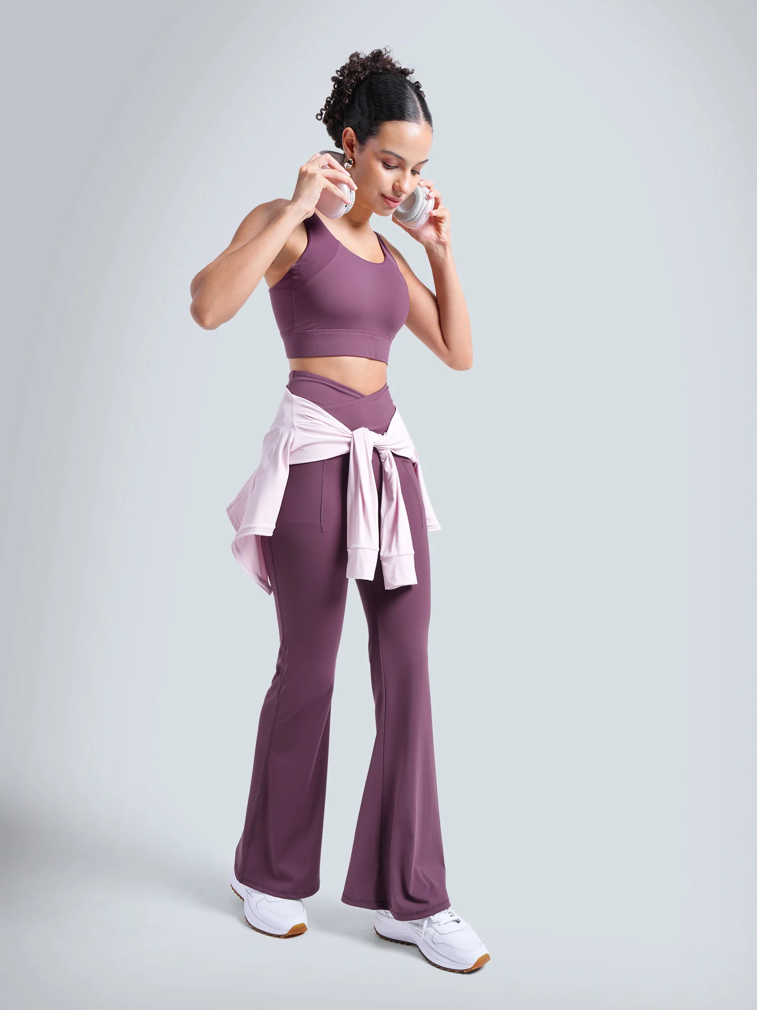 Wine High Impact Sports Bra - Image 2