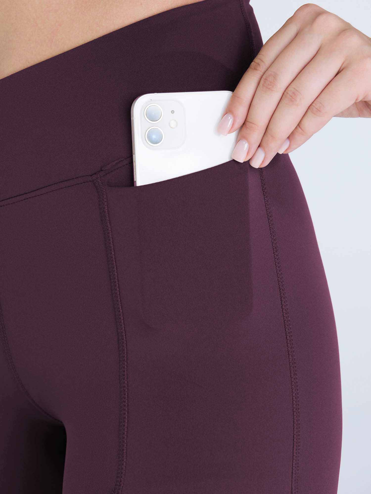 Wine Hourglass Snug Leggings - Image 8