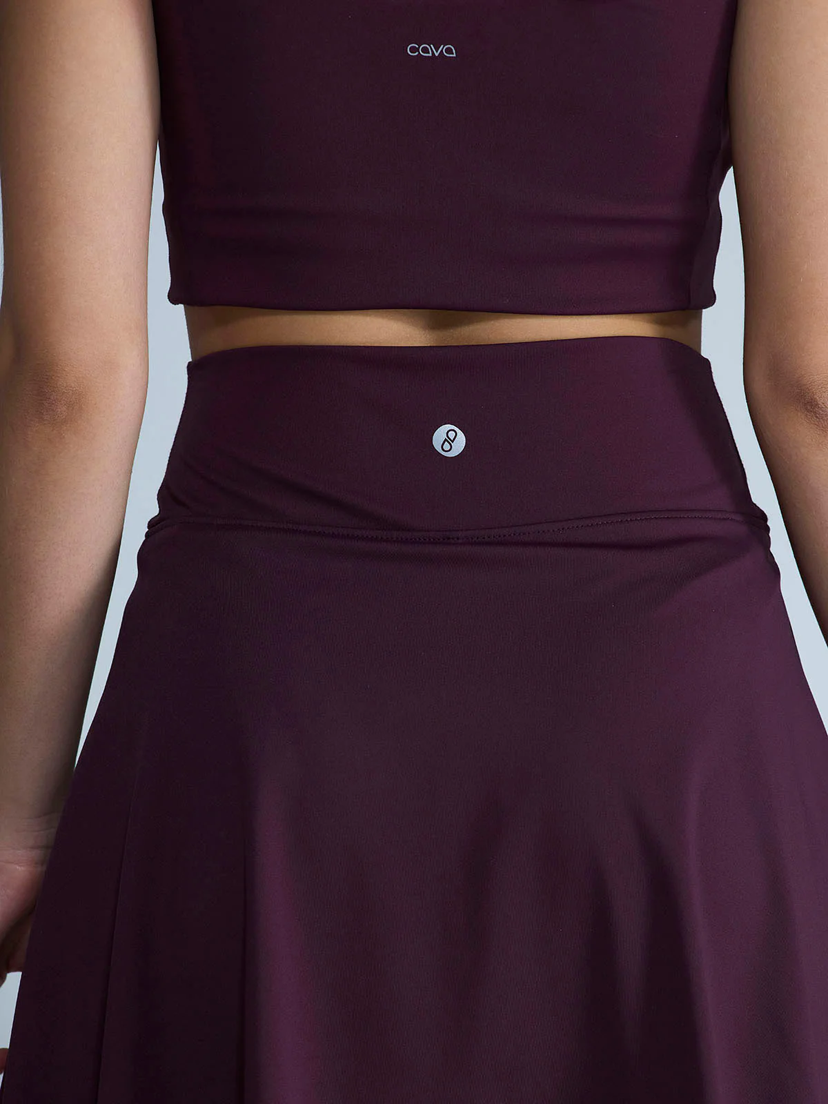 Wine Hourglass Swirl Skorts - Image 7