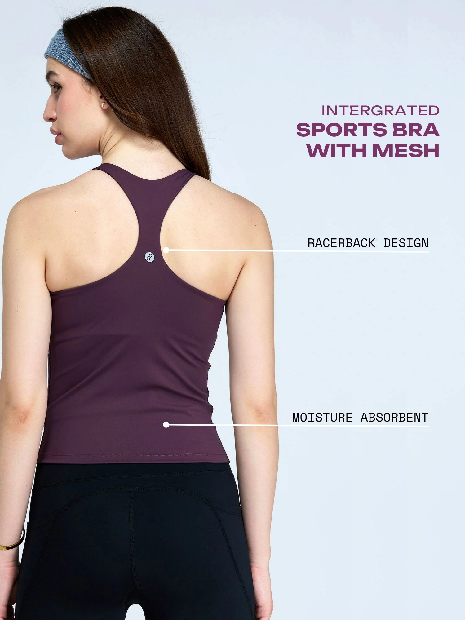 Wine Racerback Tank - Image 3