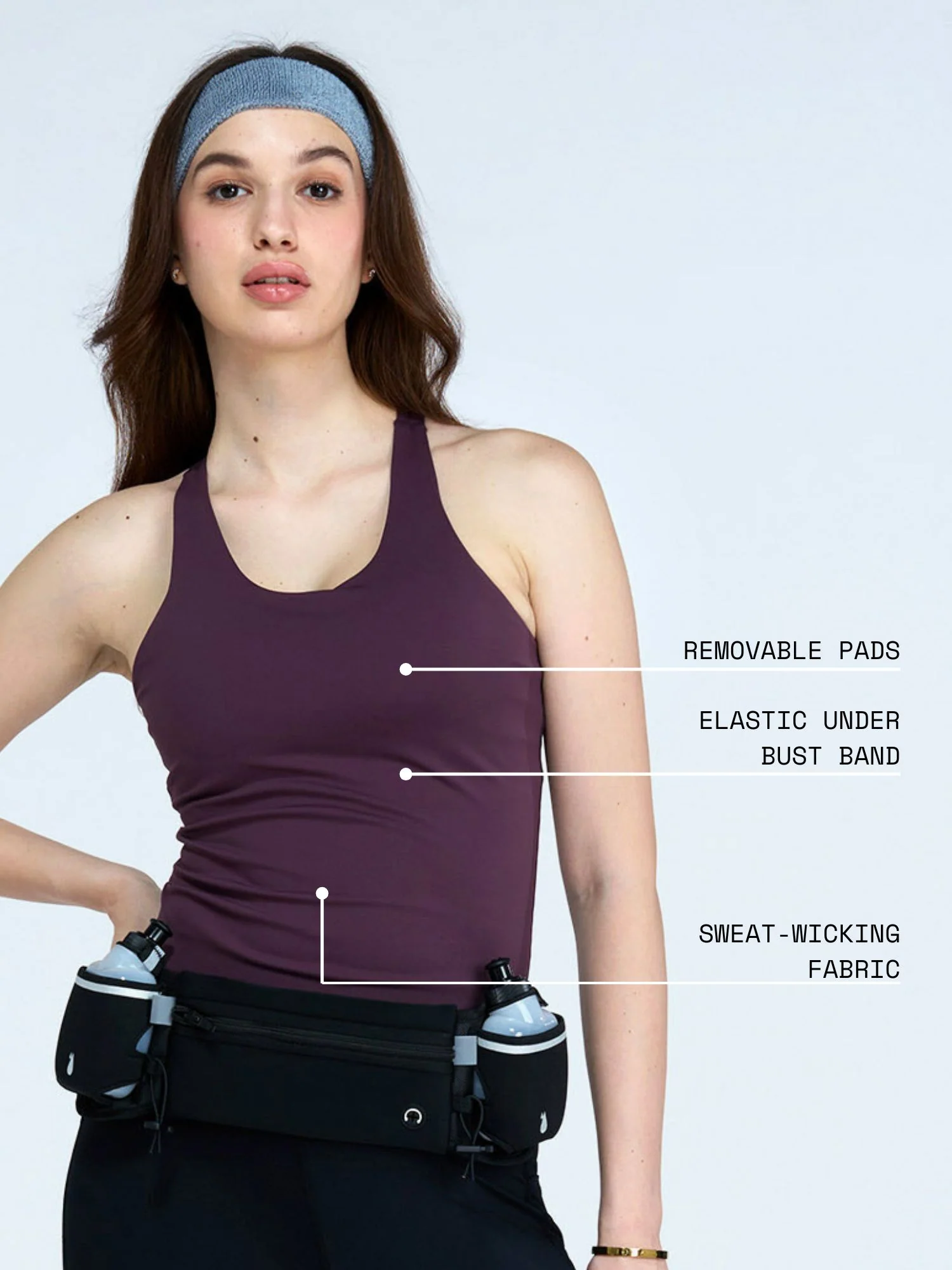 Wine Racerback Tank - Image 4